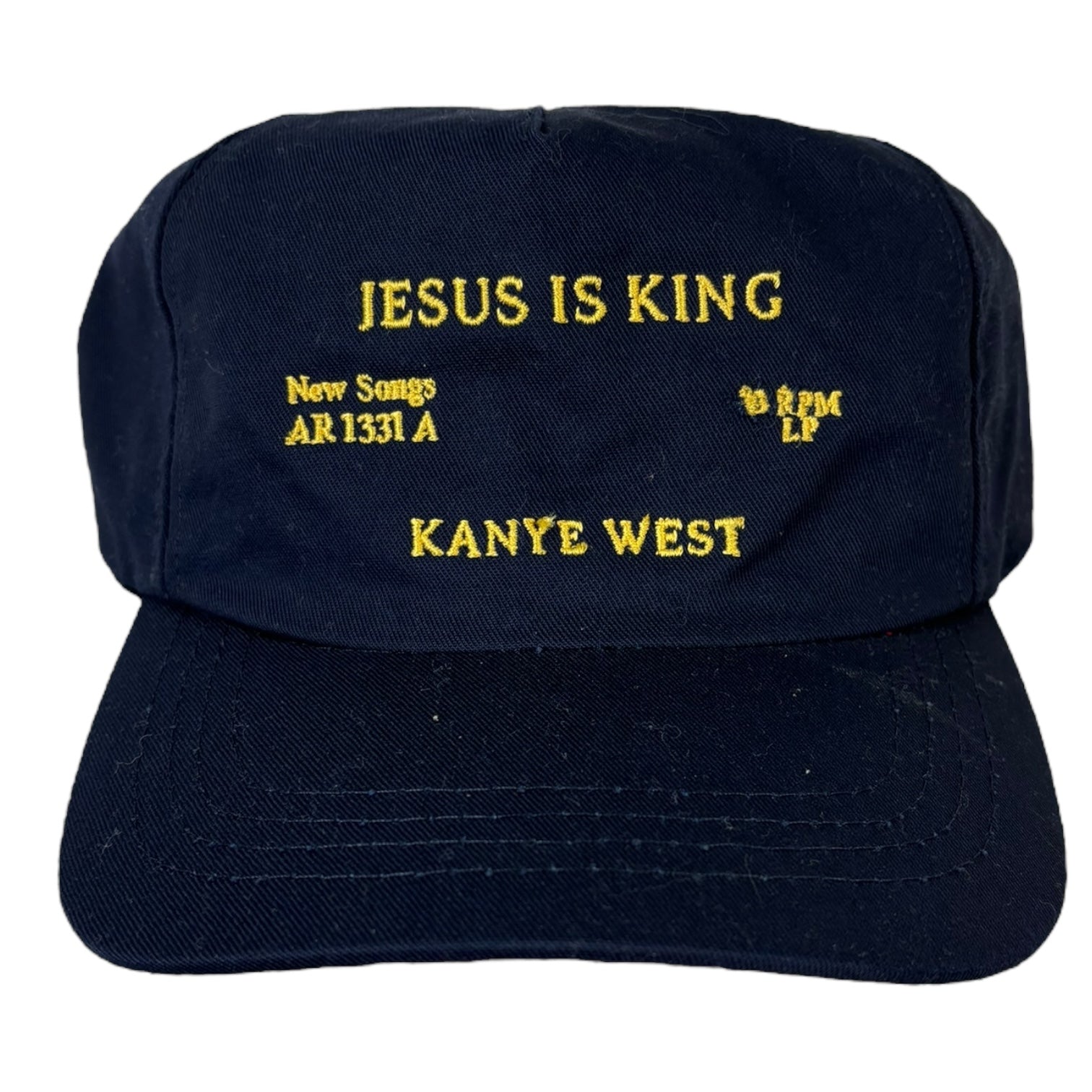 Kanye West “Jesus Is King” SnapBack Hat Navy