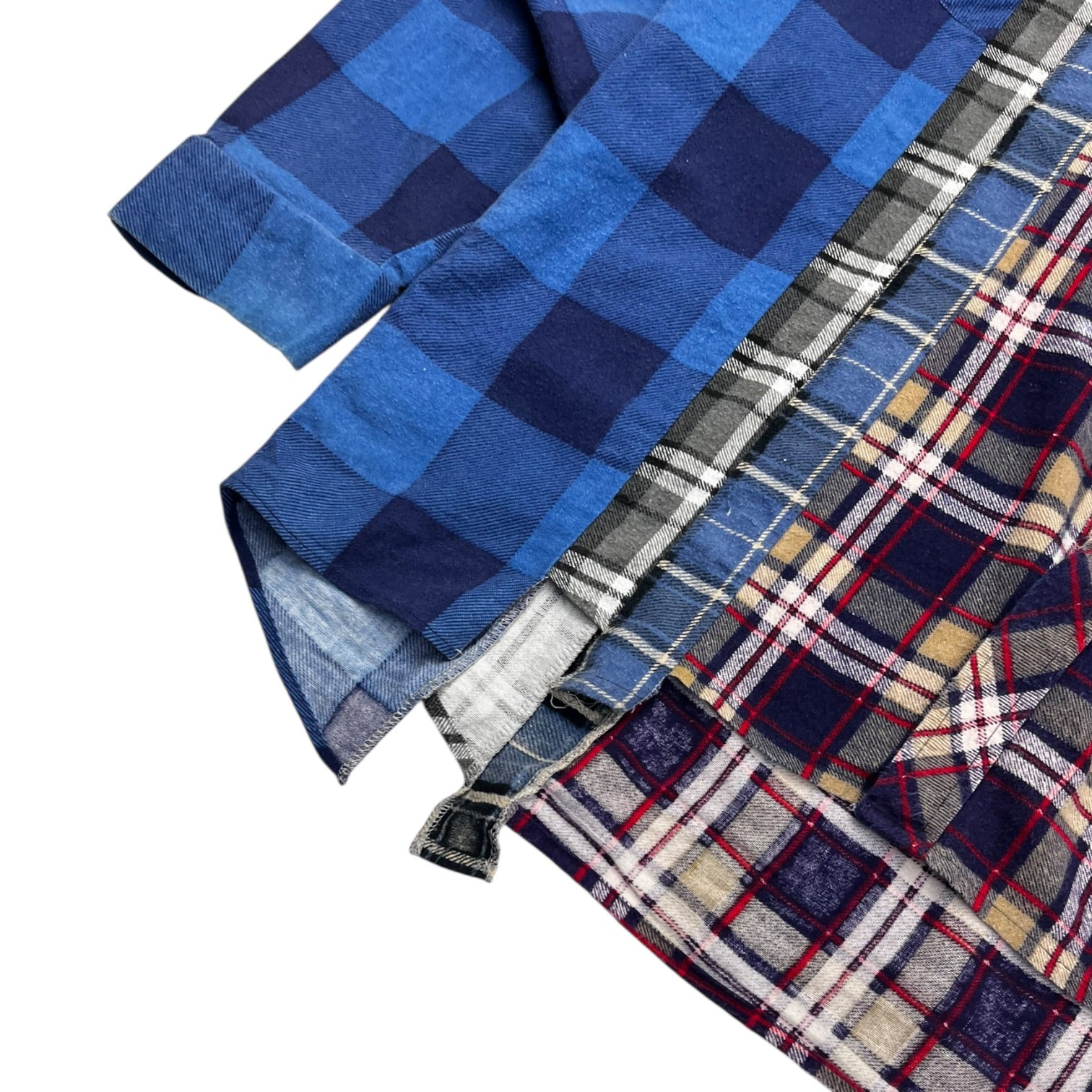 Needles Rebuild Flannel 7 Cuts Shirt