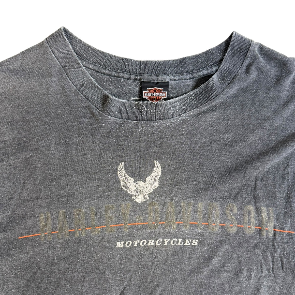 Vintage Harley Davidson Boston T-Shirt Grey