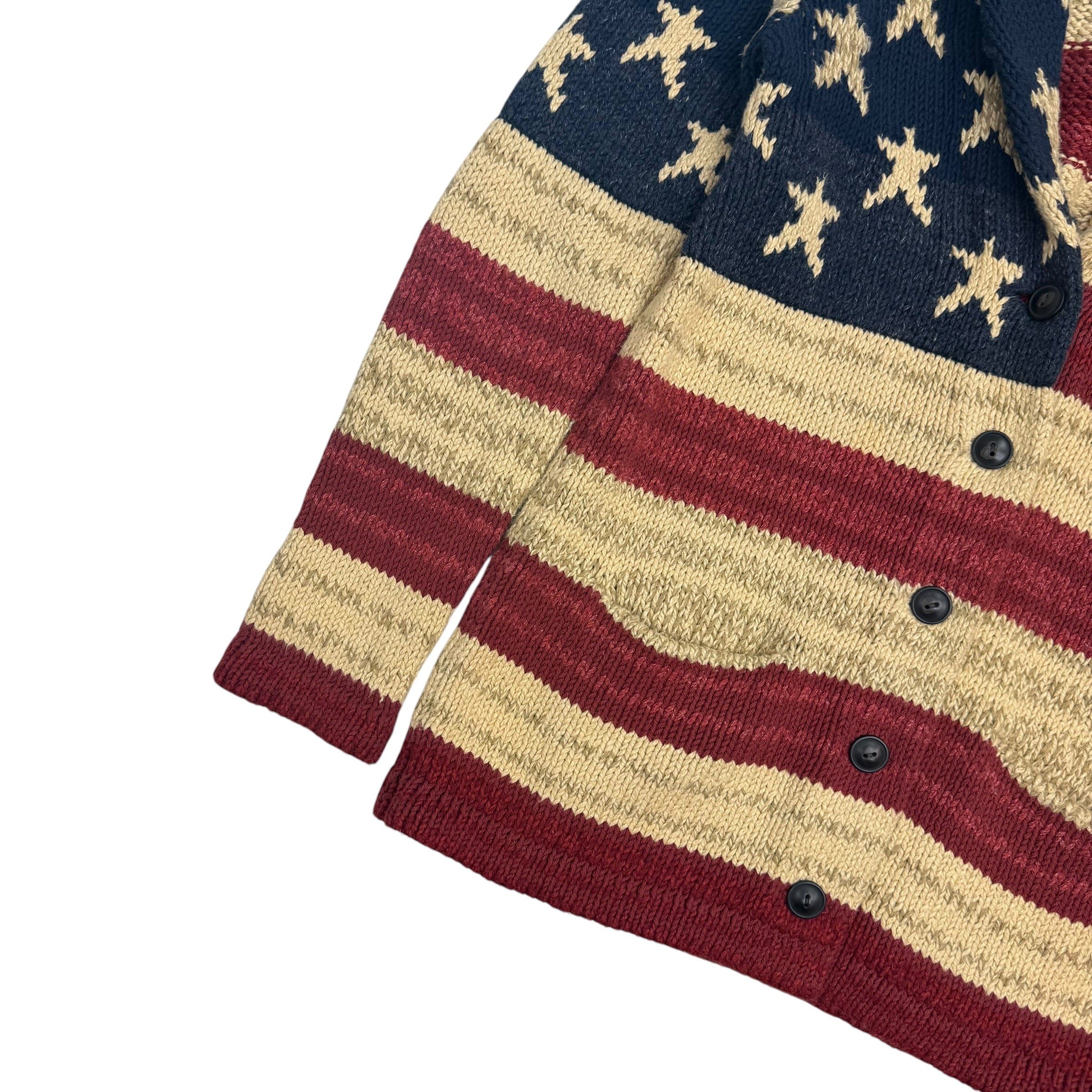 Vintage Ralph Lauren Denim & Supply American Flag Cardigan