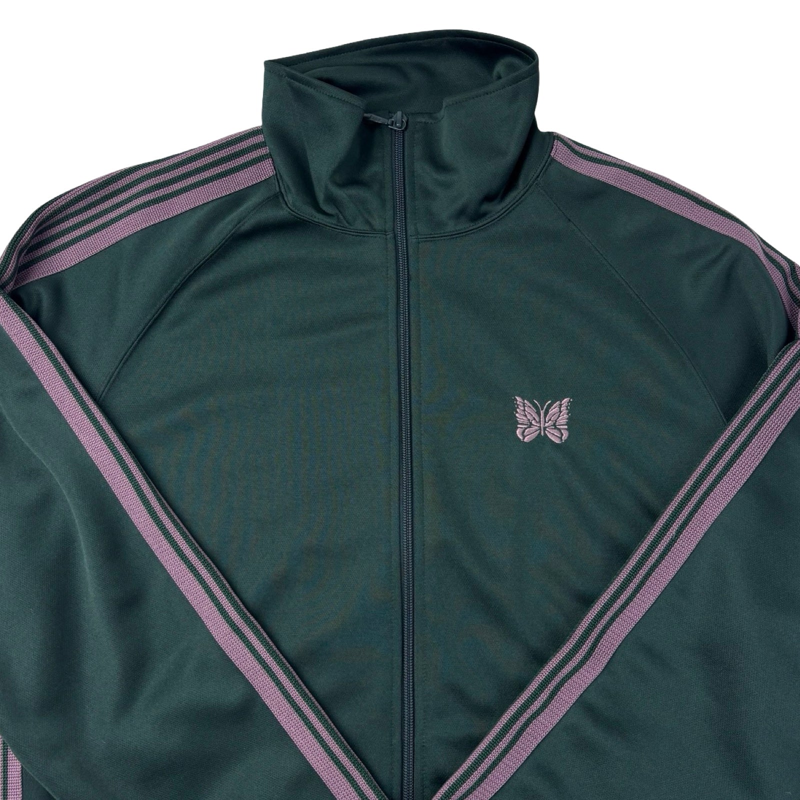 Needles Poly Smooth Track Jacket Dark Green