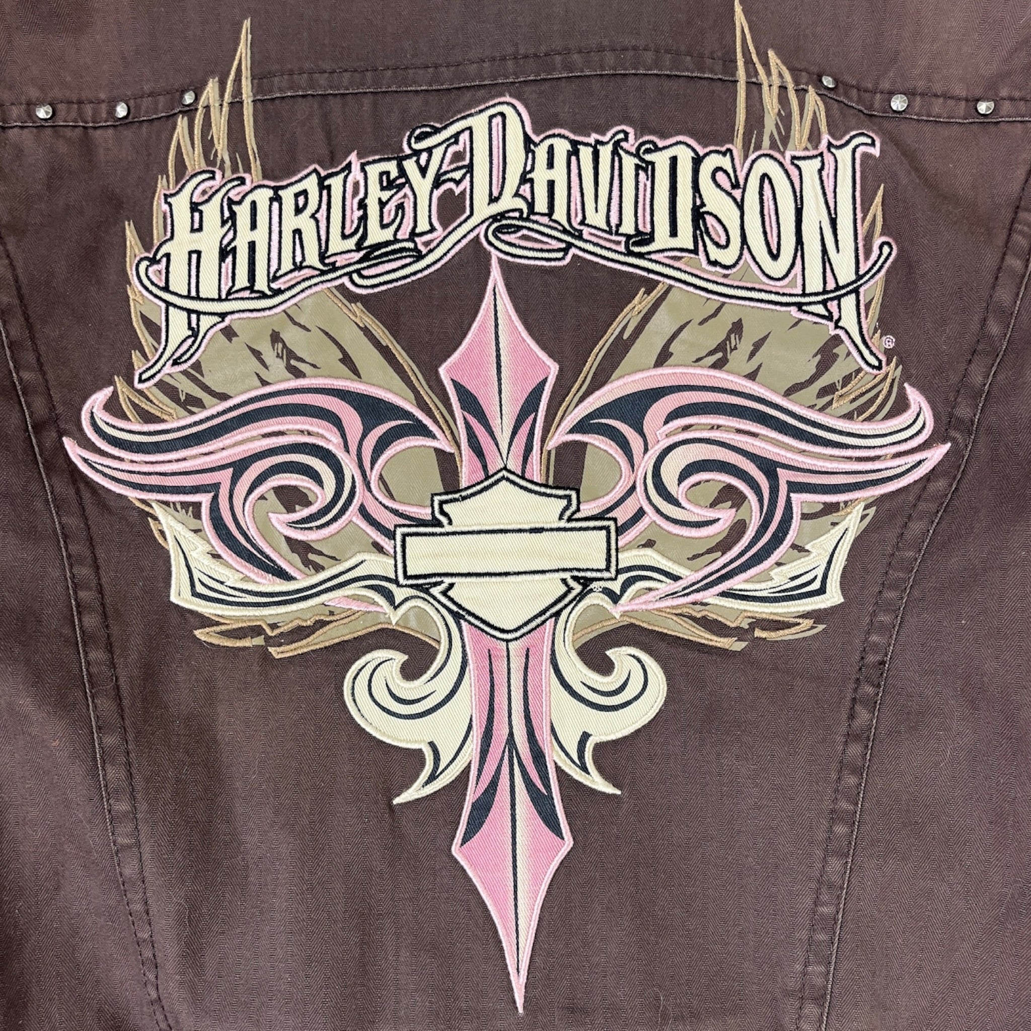 Harley-Davidson Tempest Canvas Riding Jacket Brown