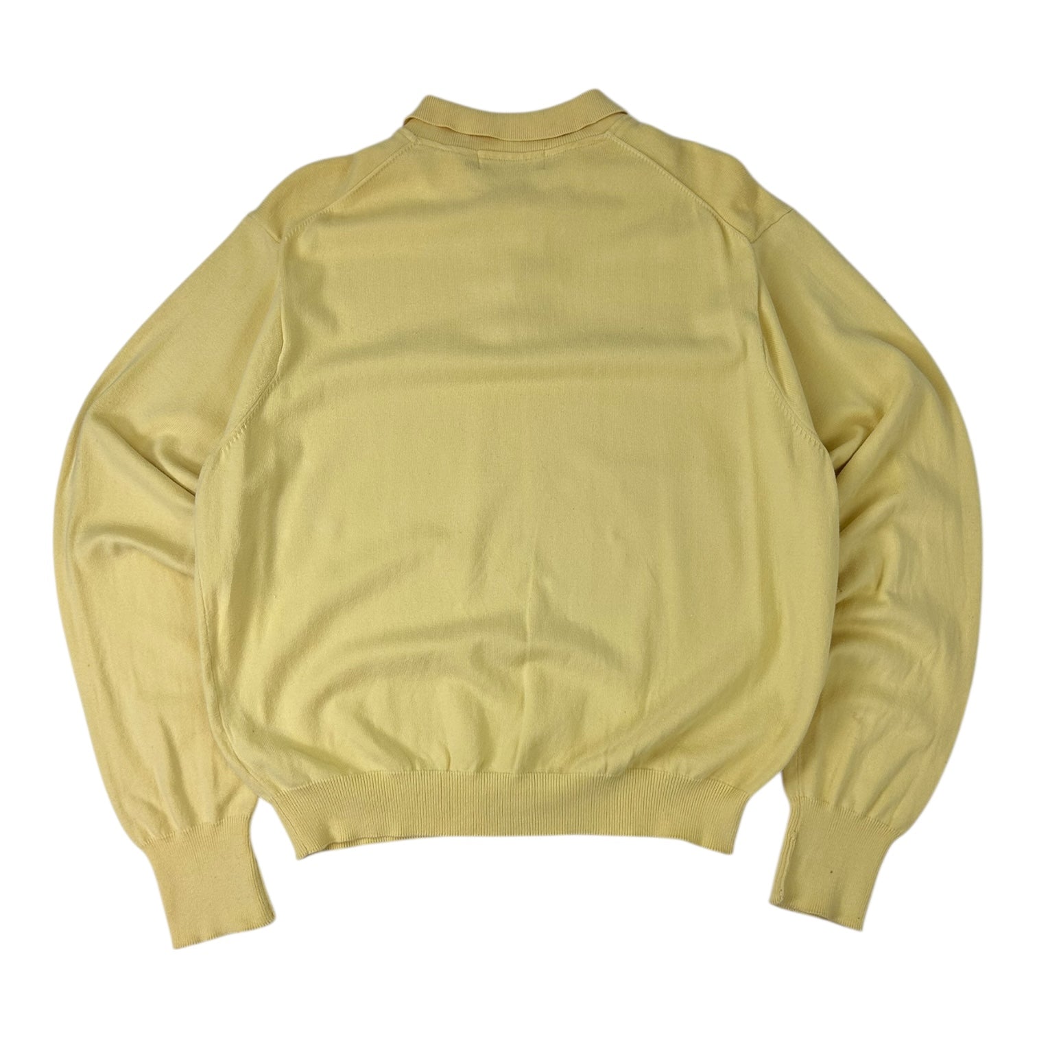 Vintage Polo Ralph Lauren Long Sleeve Polo Shirt Yellow