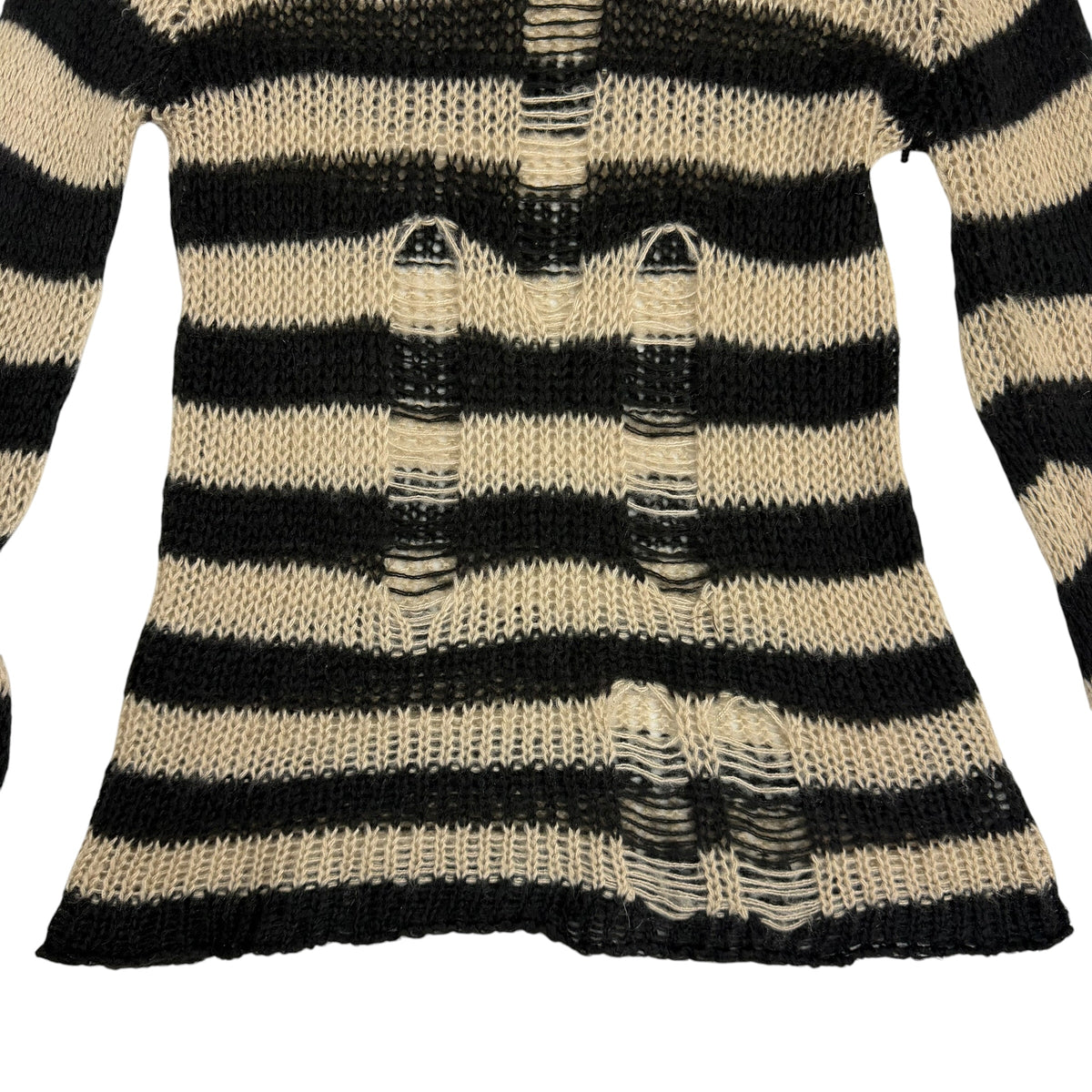 (W) Tripp NYC Rag Stripe Sweater Ivory