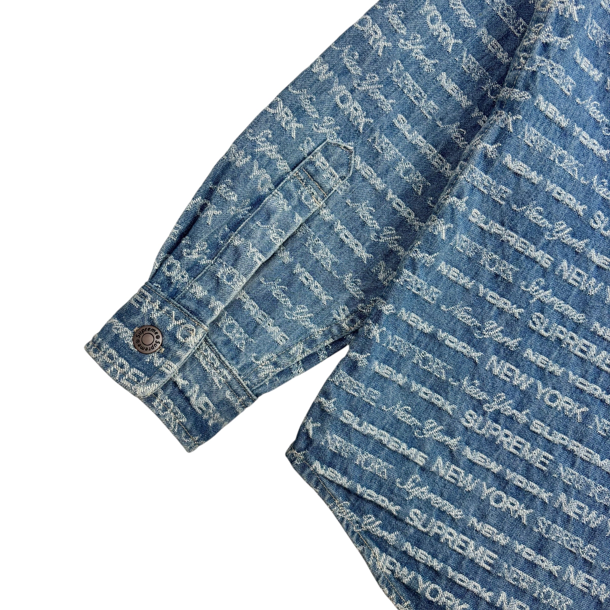 Supreme Multi Type Jacquard Denim Shirt