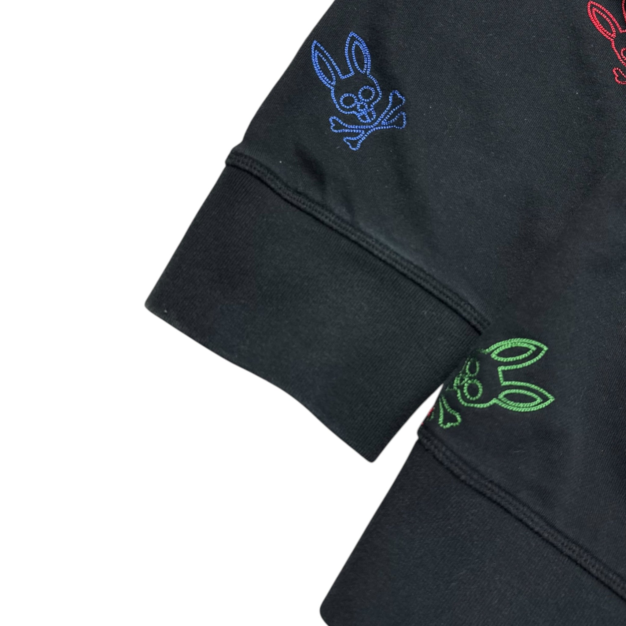 Psycho Bunny Chain Stitch All Over Print Zip Up Hoodie