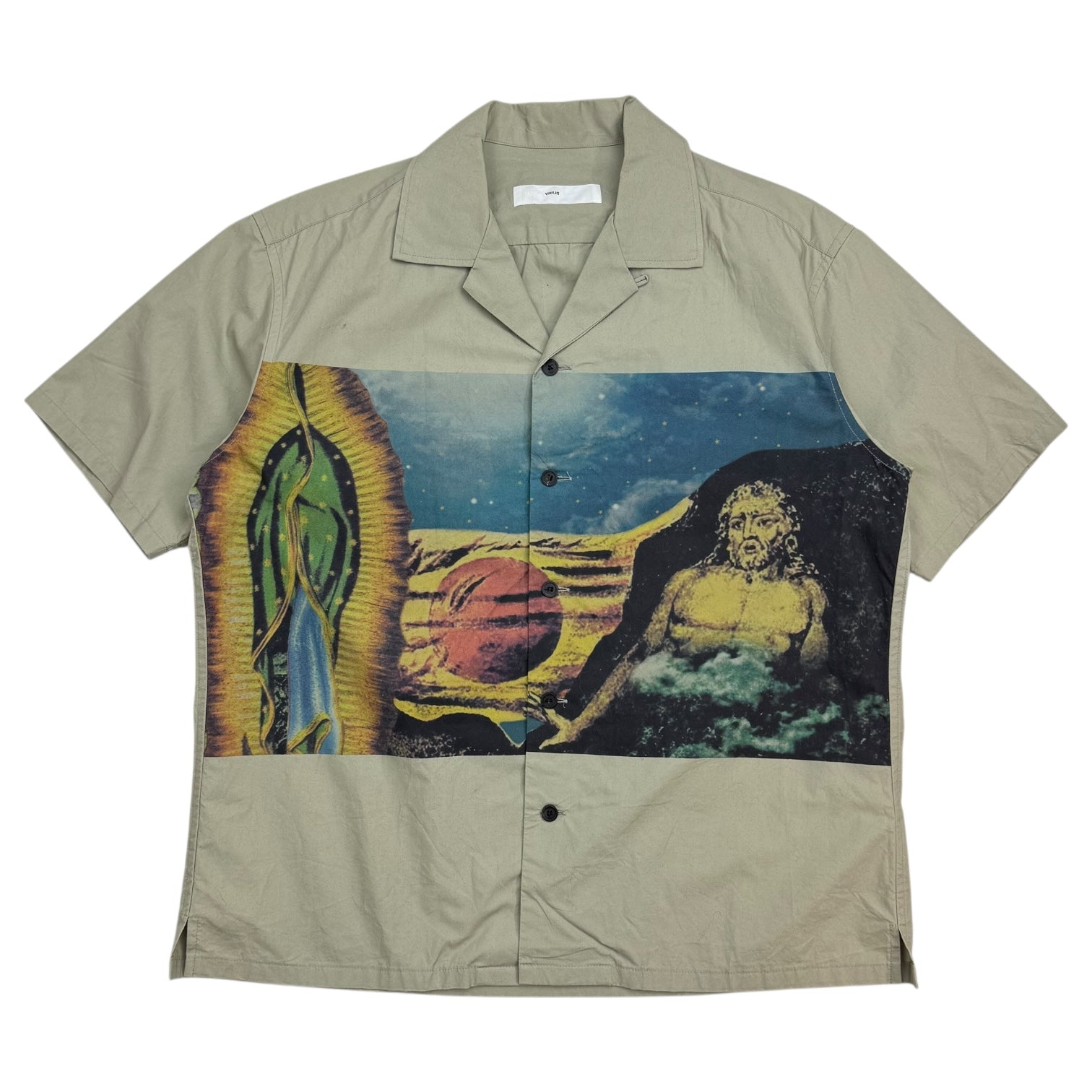 Toga Virilis Button Up Shirt Beige