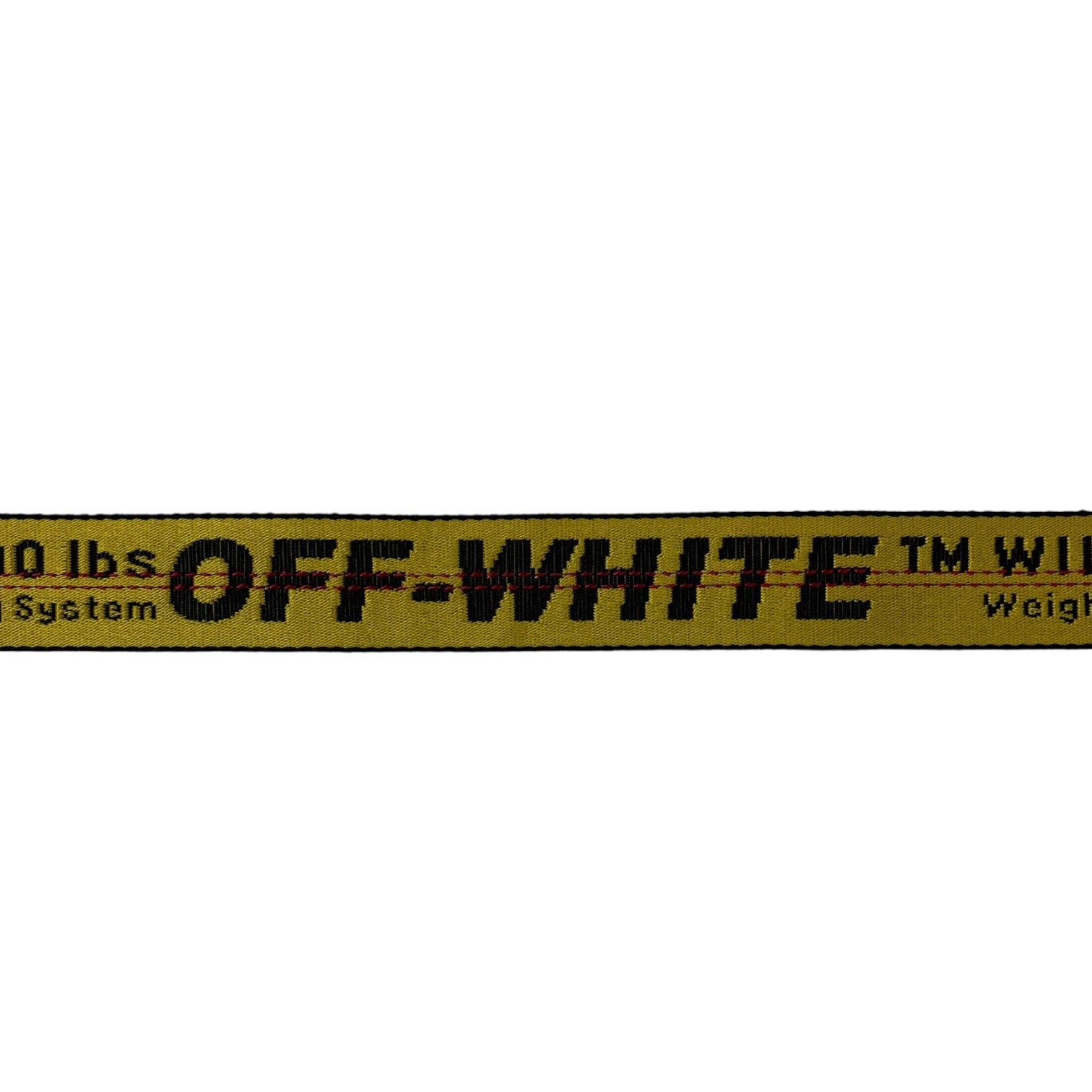 Off-White Industrial Belt Yellow
