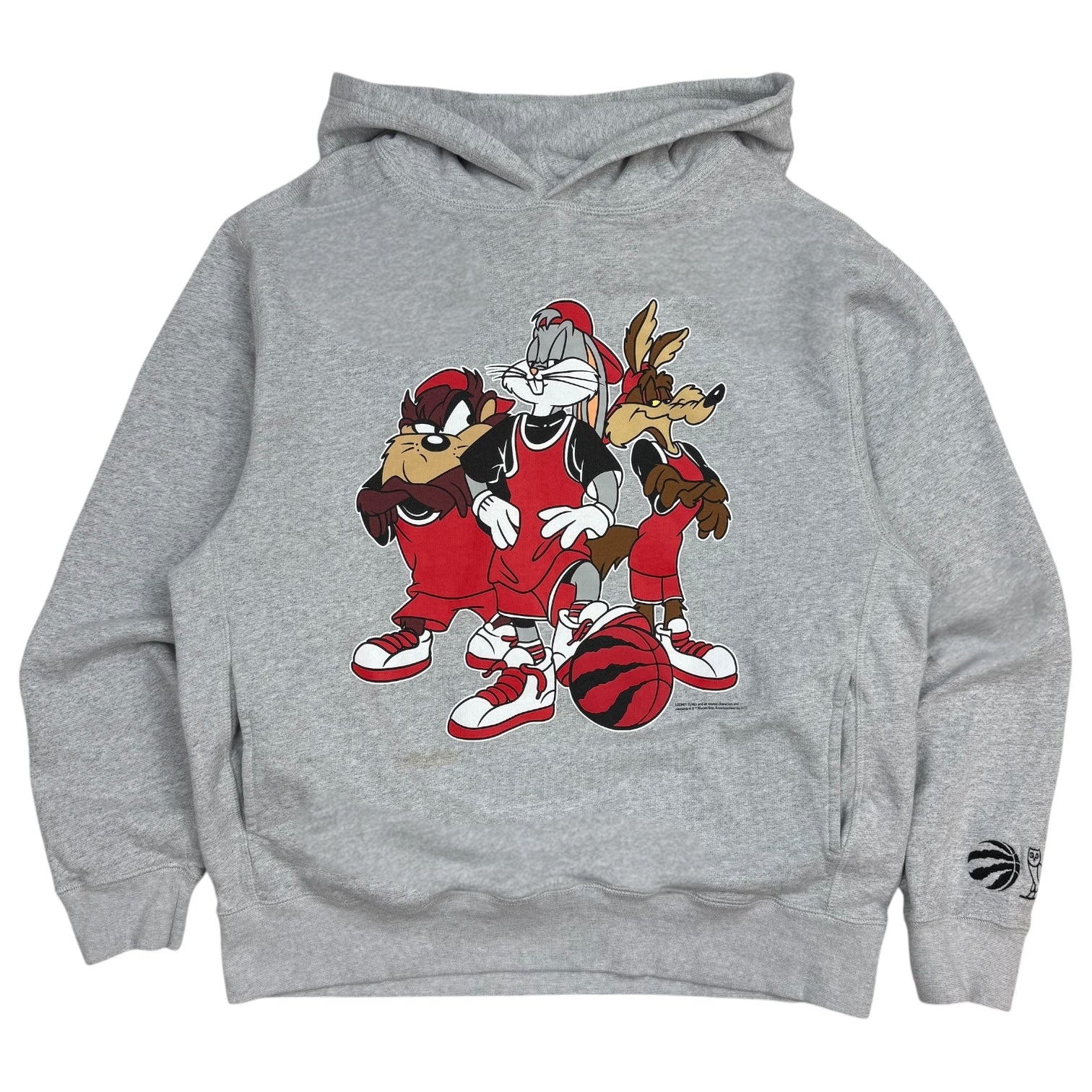 Octobers Very Own x Looney Tunes Toronto Raptors Hoodie Grey