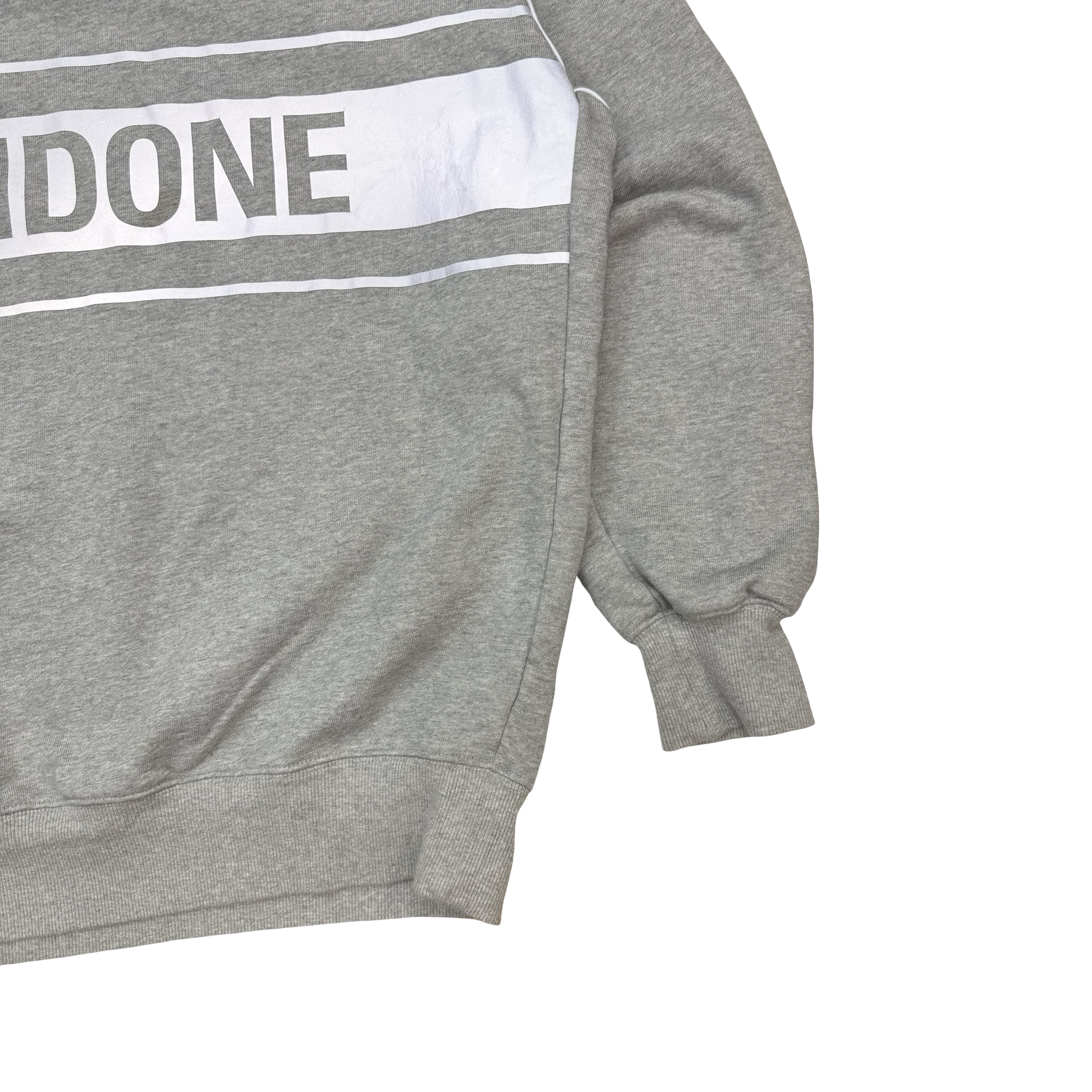 WE11DONE Oversized Crewneck Grey