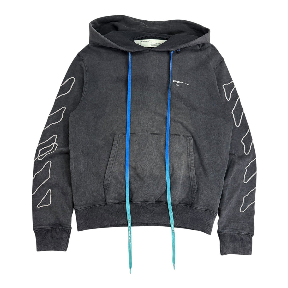 Off-White Abstract Arrows Hoodie Grey
