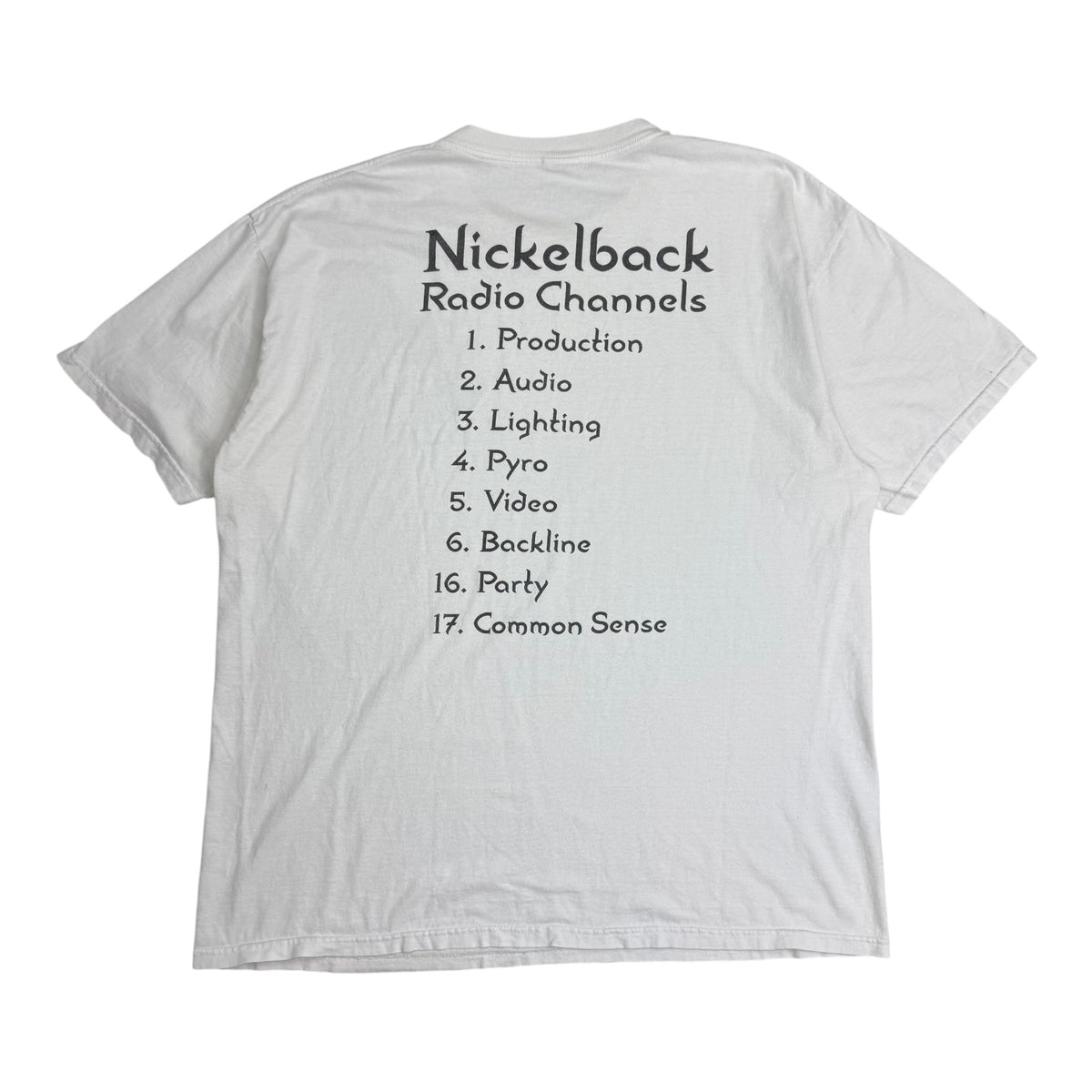 Vintage Nickelback Local Crew Tee White
