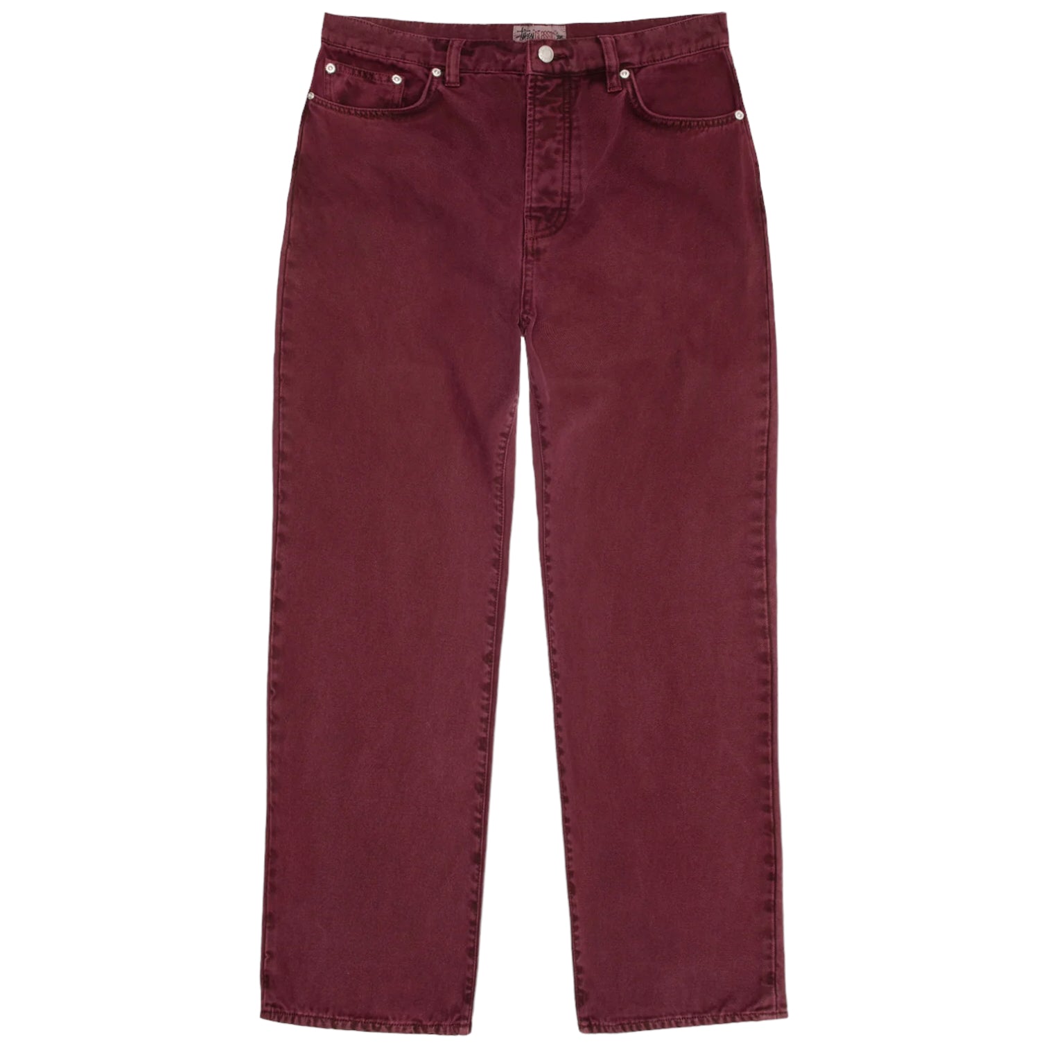 Stüssy Classic Jeans Washed Canvas Wine