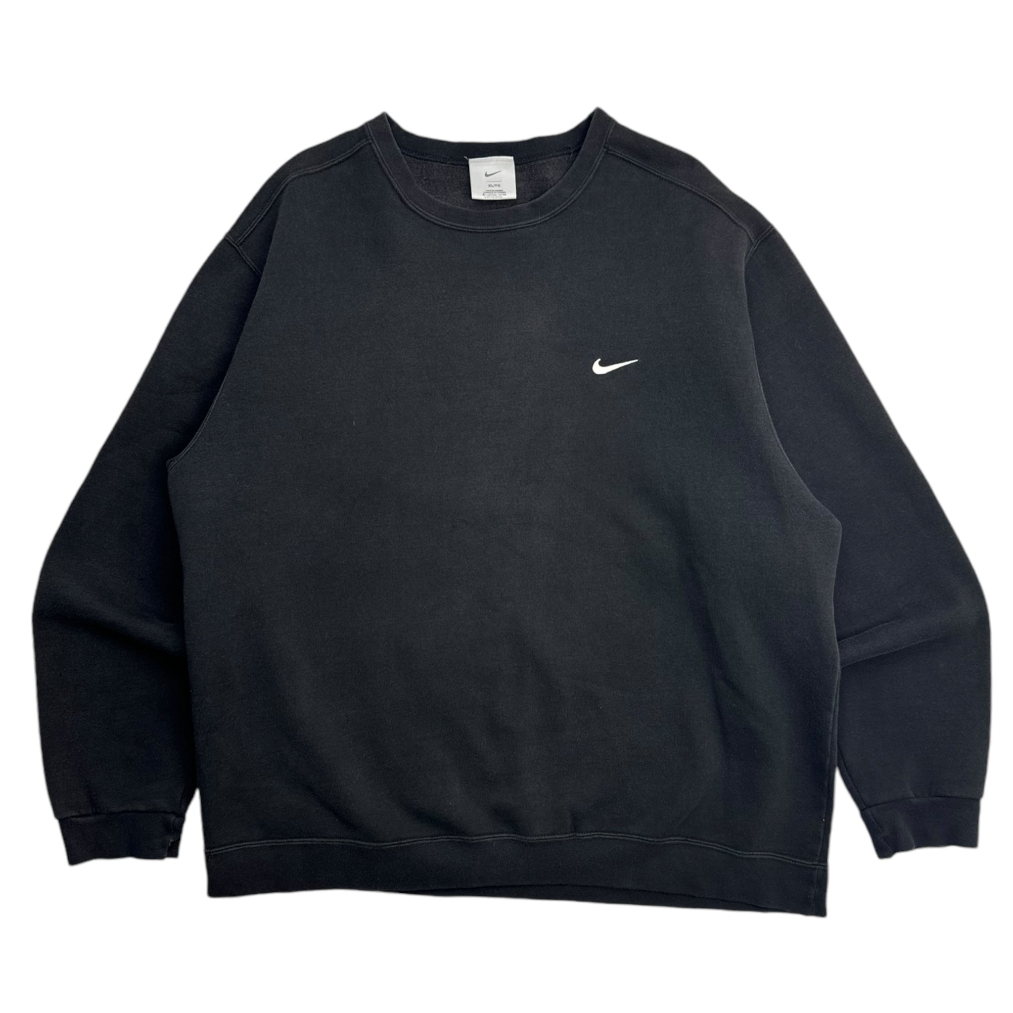 Vintage Nike Pocket Swoosh Crewneck Black