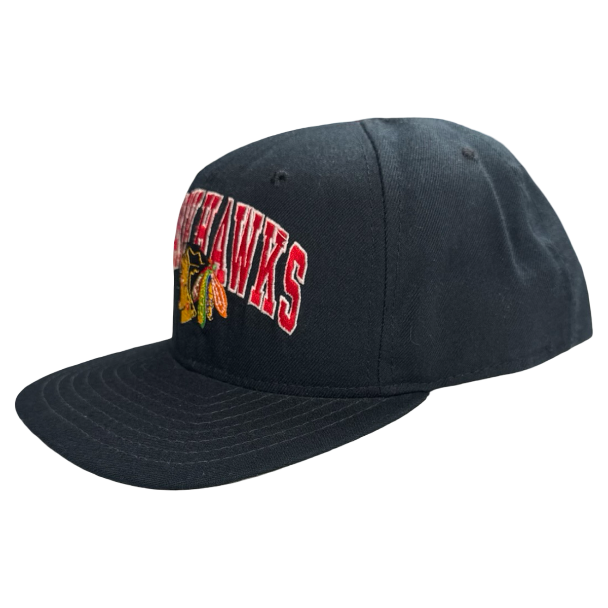 Vintage Chicago Blackhawks Arch Spellout New Era NHL Hat