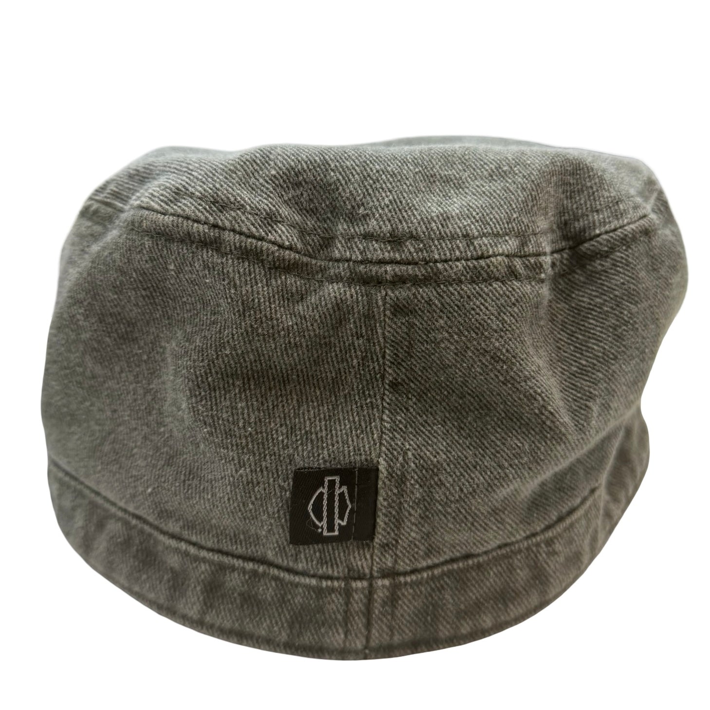 Vintage Harley Davidson Denim Cadet Cap Grey