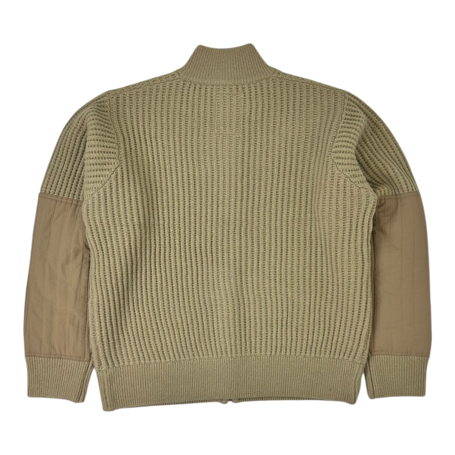 Stussy Military Patch Zip Up Sweater Sand
