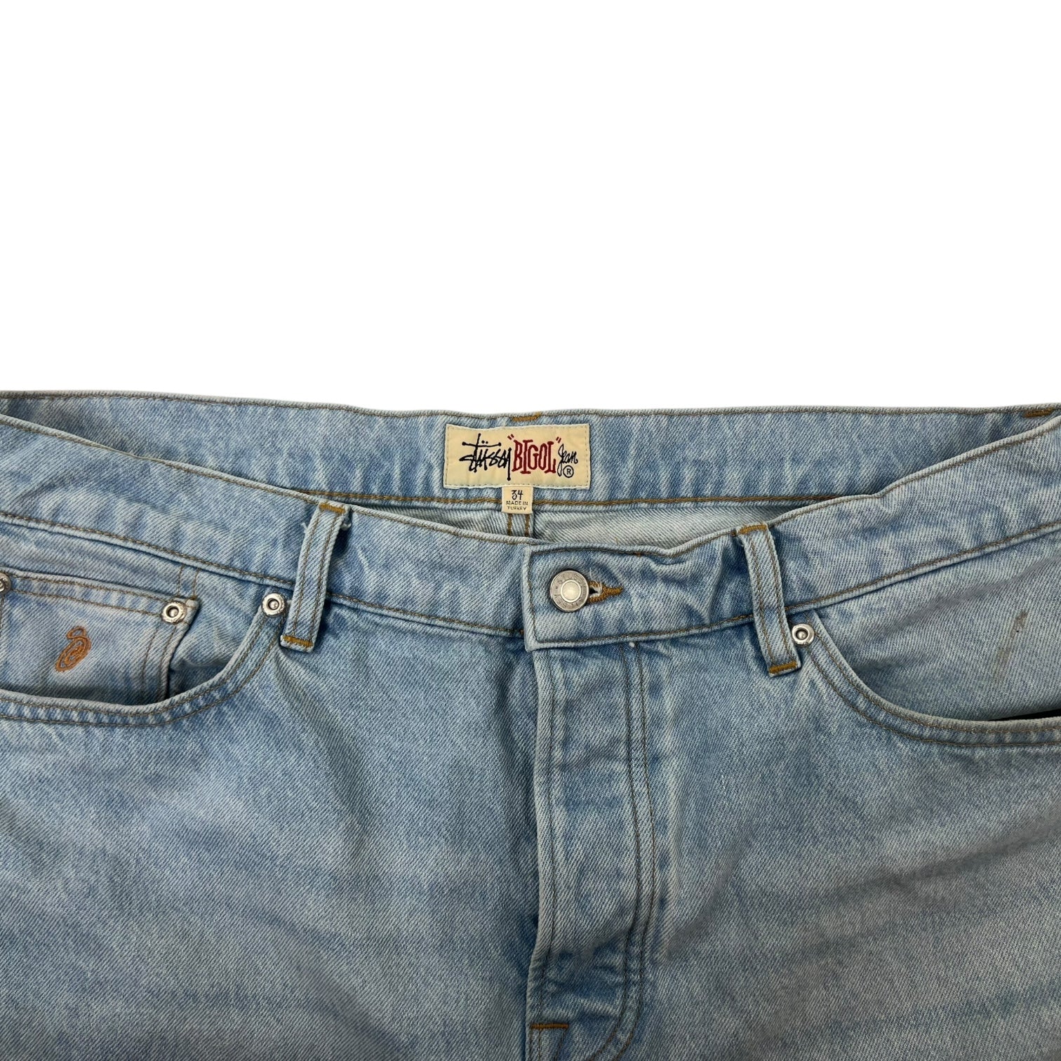 Stussy Big Ol’ Short Light Wash