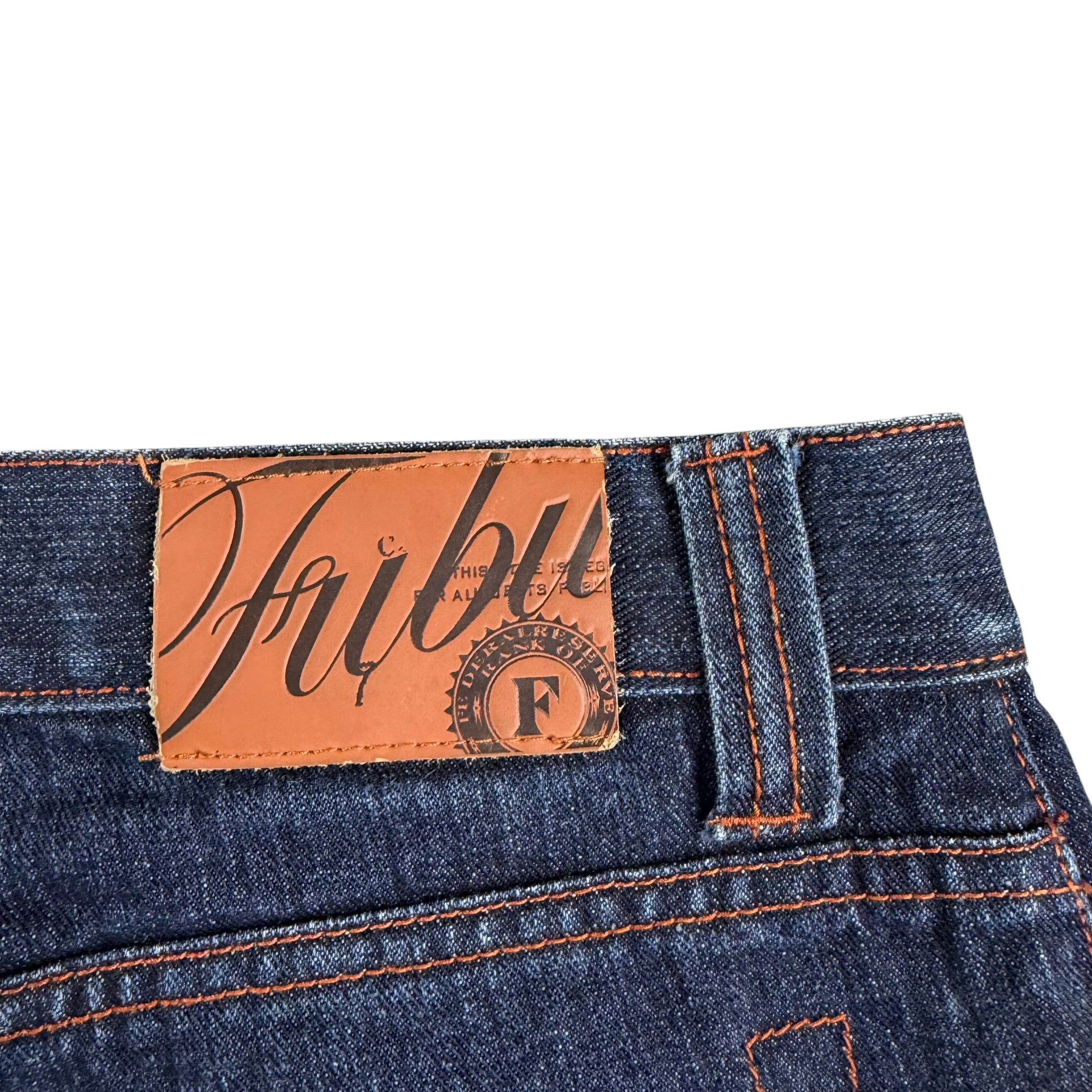 Vintage Fubu The Collection Denim Shorts Blue