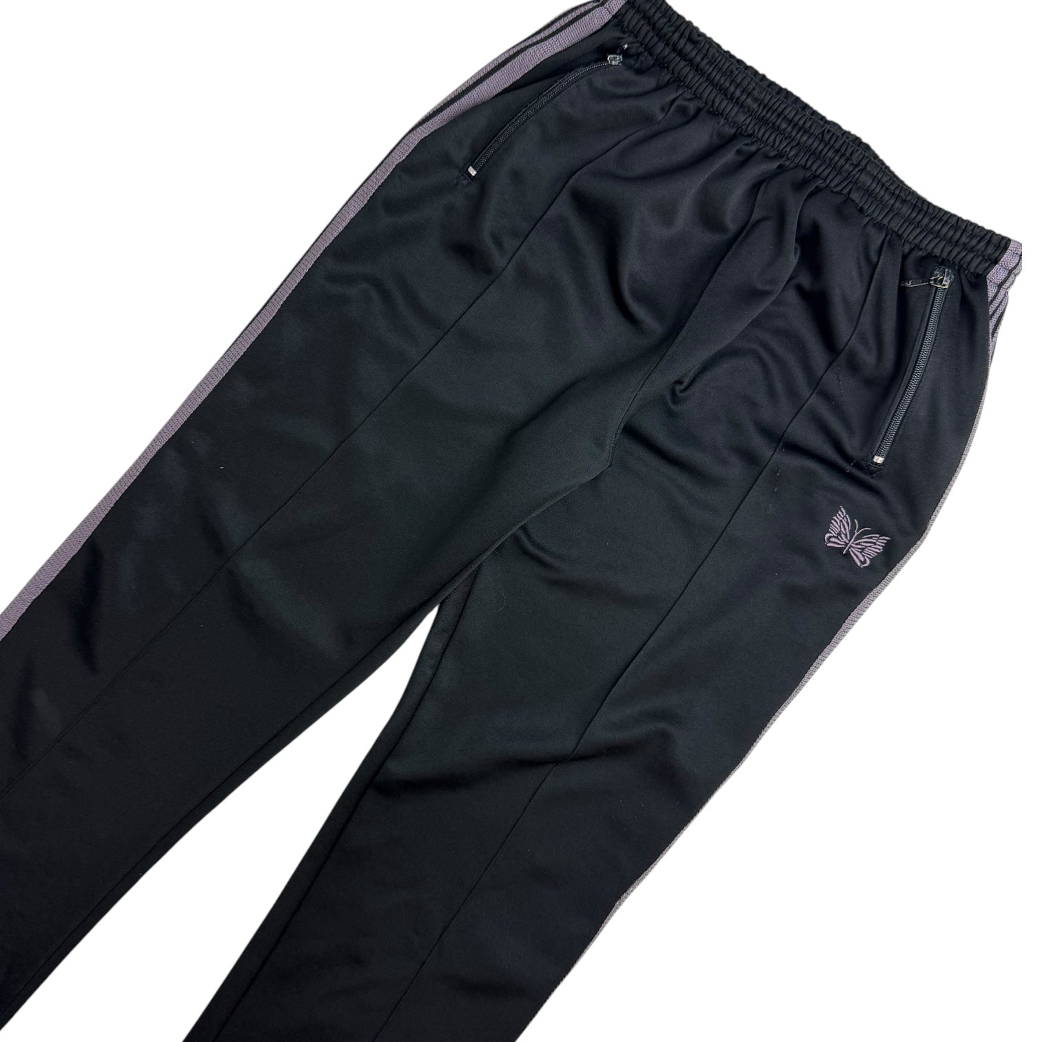 Needles Smooth Poly Track Pants Black