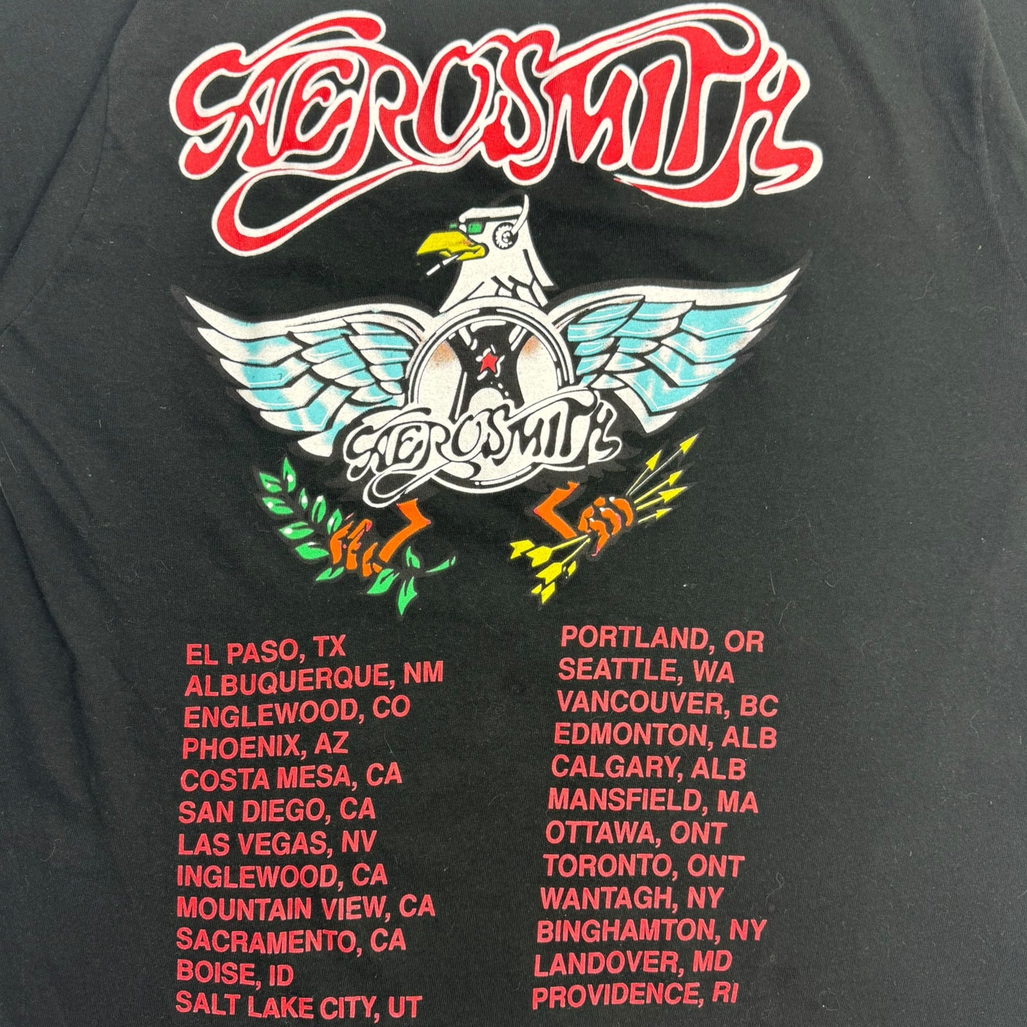 1993 Aerosmith Aero Force One Tour T-Shirt