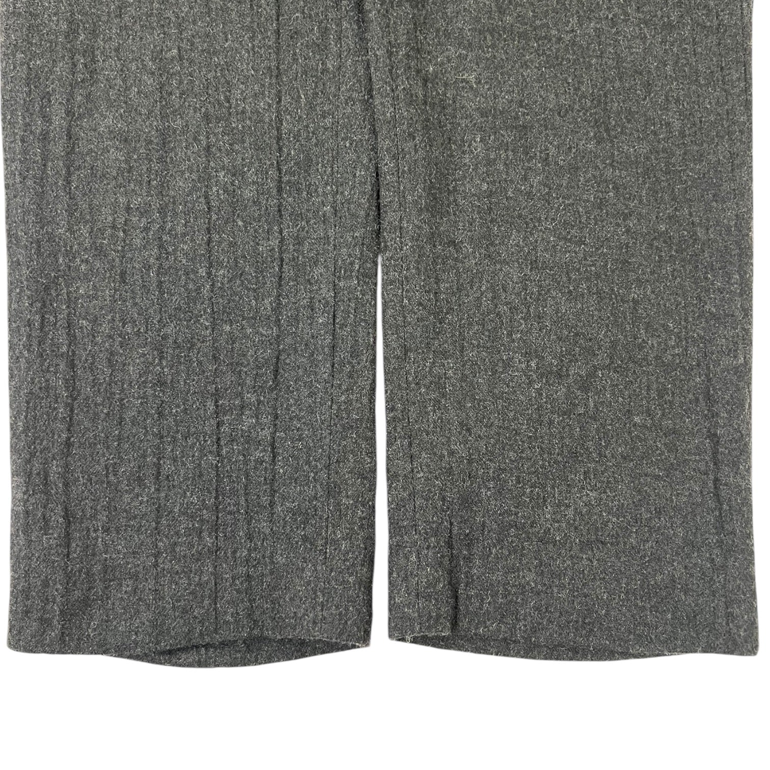 (W) Rick Owen’s Wool Trousers Black