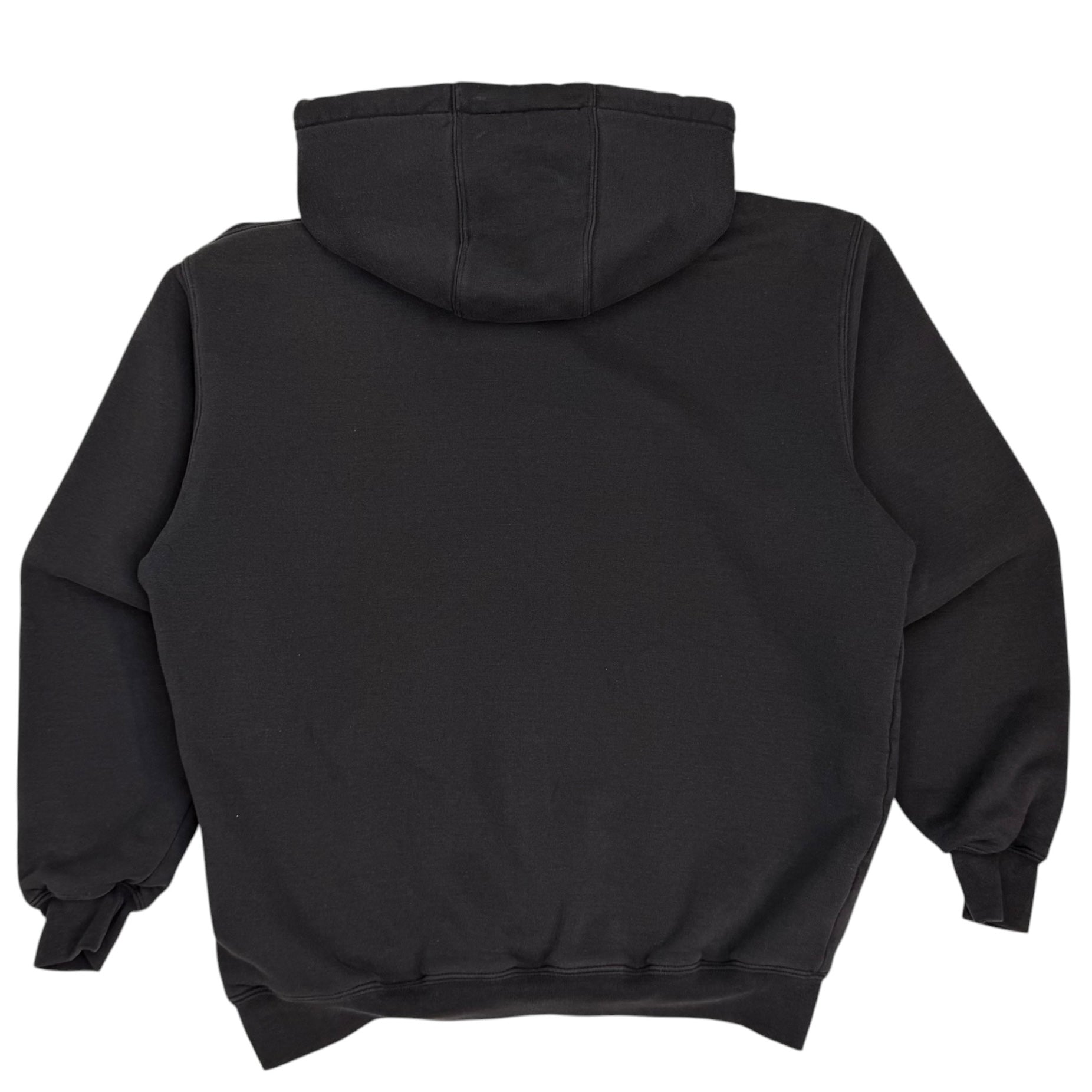 Vintage Carhartt Thermal Lined Zip Mock Sweatshirt Black