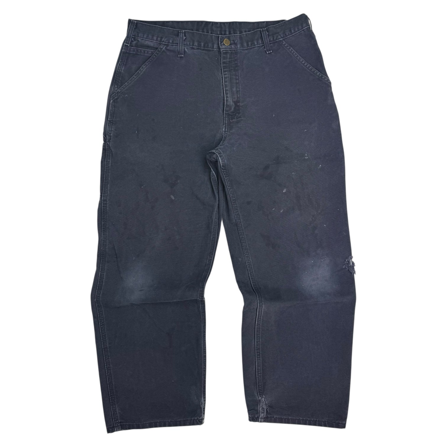 Vintage Carhartt Dungaree Pants Navy Blue