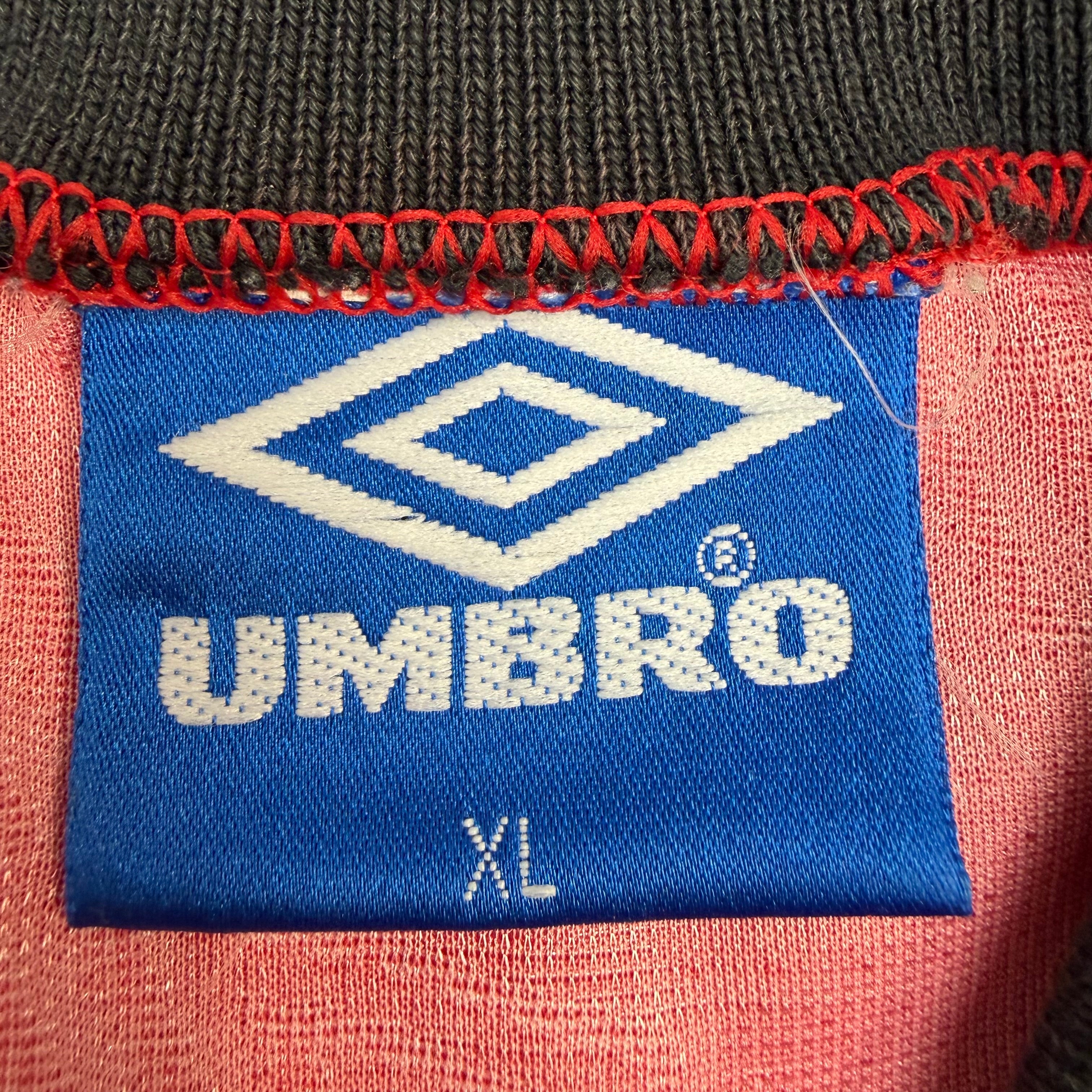 Vintage Umbro 1994-96 Nottingham Home Jersey Red