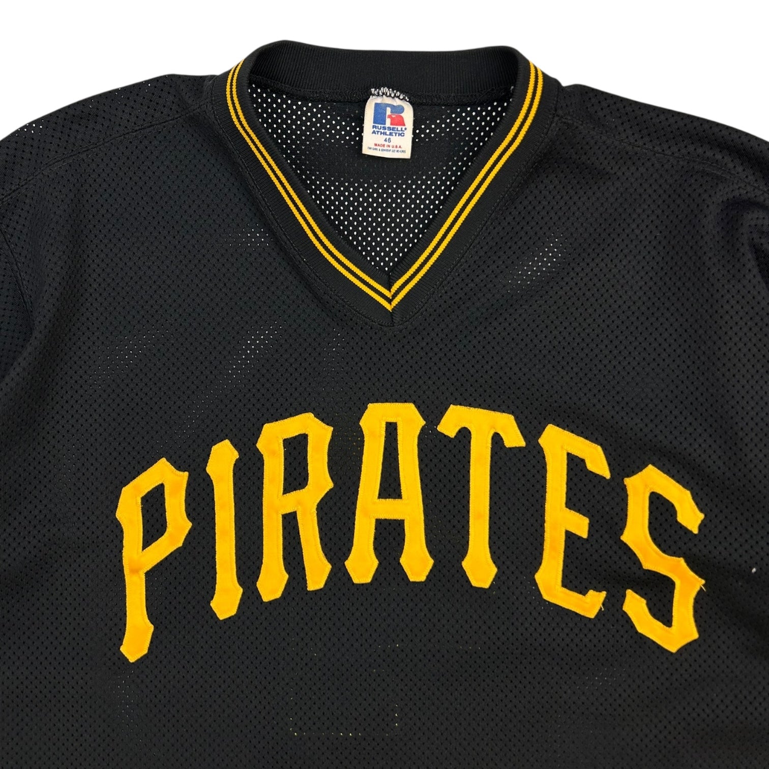 Vintage Russel Pittsburgh Pirates Jersey Black/Yellow