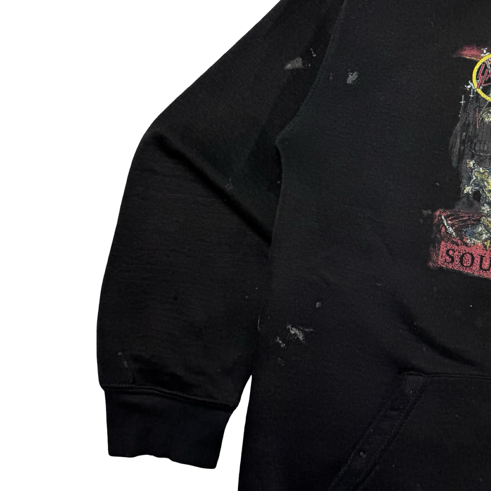 Vintage Y2K Slayer South of Heaven Graphic Hoodie Black
