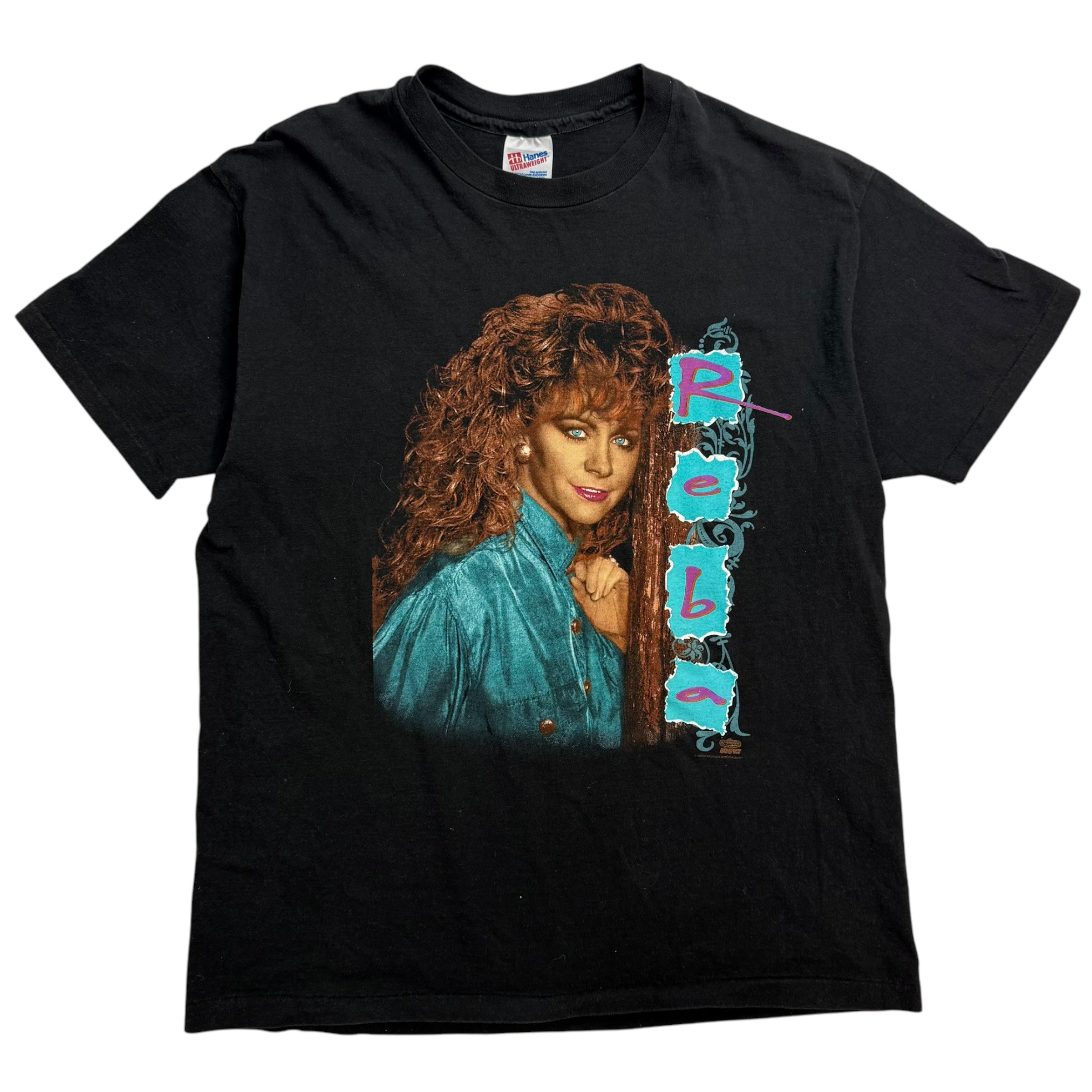 1993 Reba Tour Tee Black