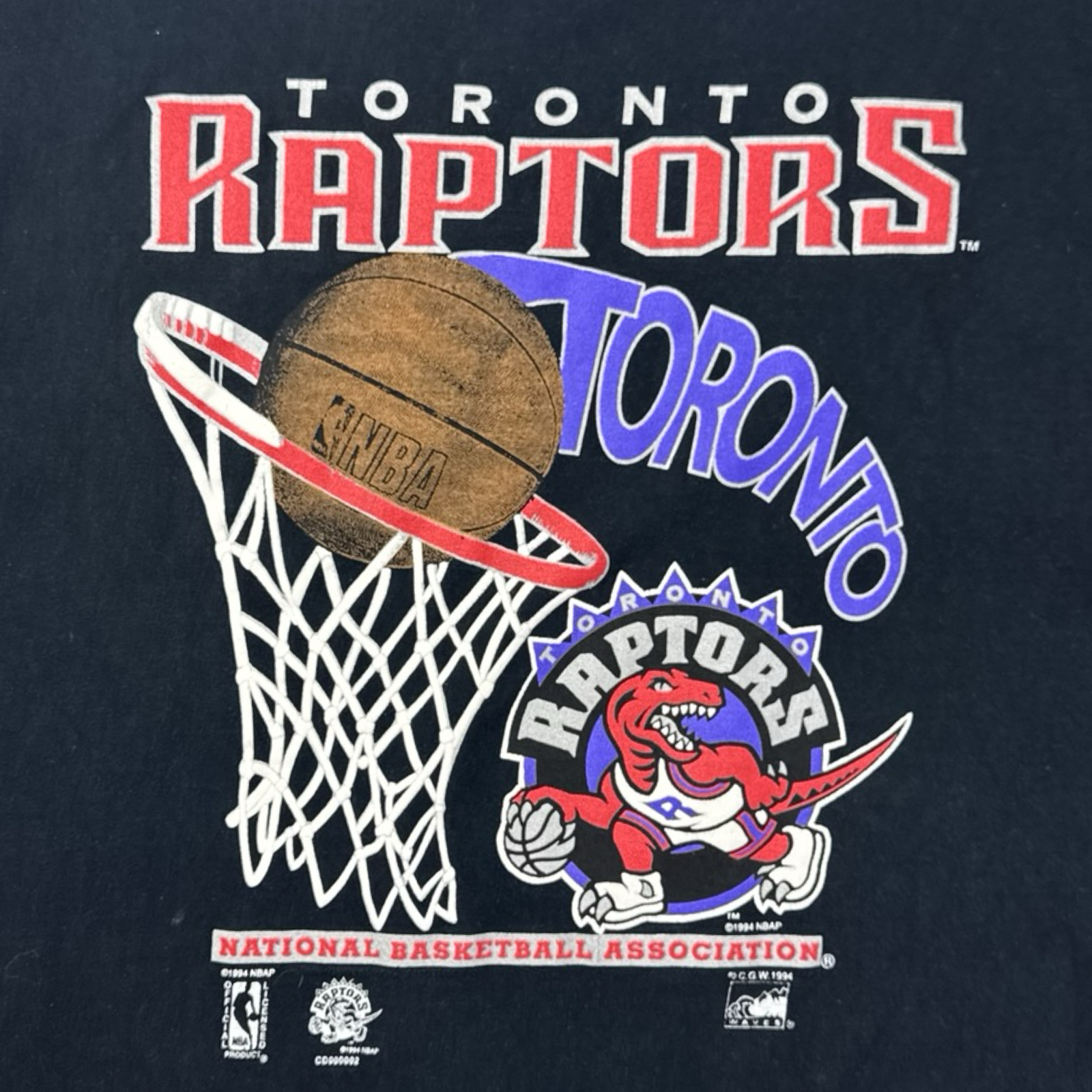 1994 Toronto Raptors NBA T-Shirt