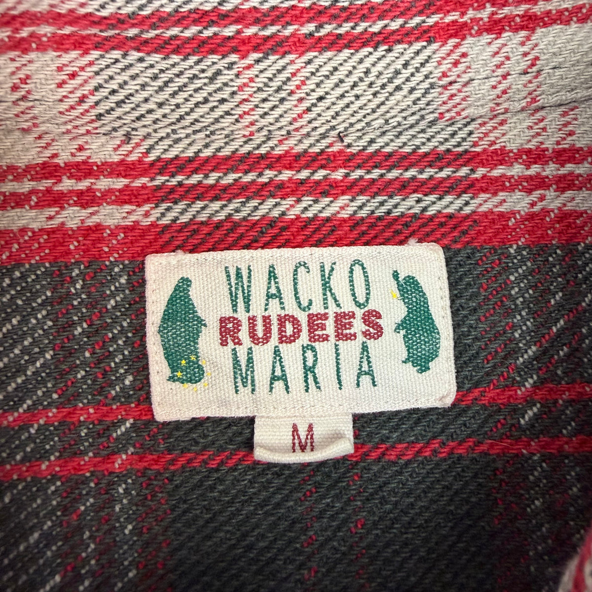 Wacko Maria All You Need Is Love Flannel Red