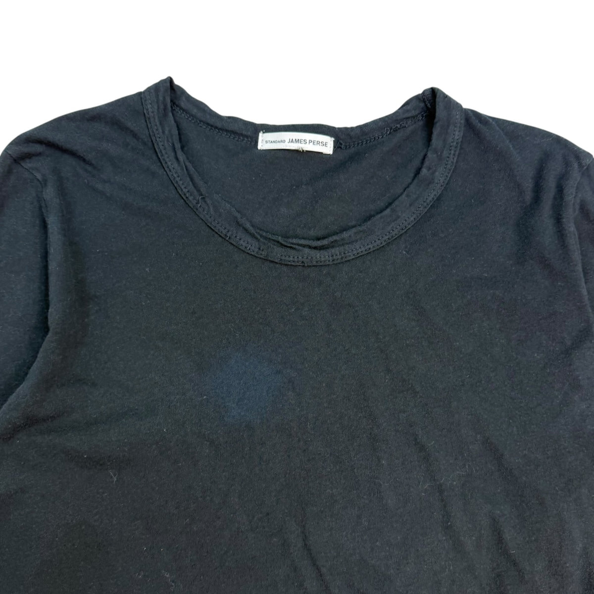 (W) Standard James Perse L/S Tee Black
