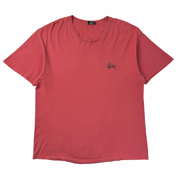 Stussy Script Logo T-Shirt Pink