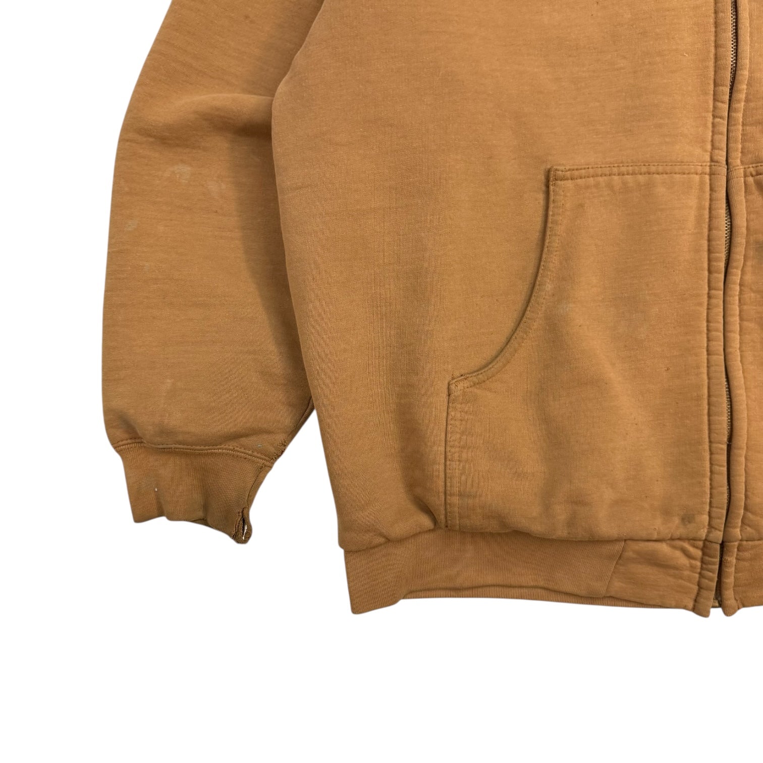 Vintage Carhartt Zip Up Sweater Tan
