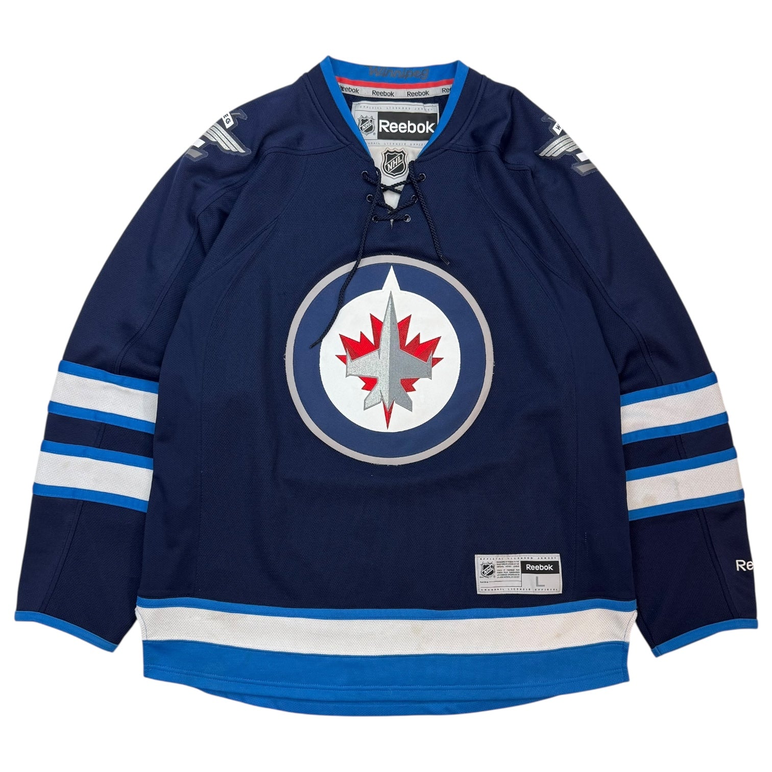 Reebok Winnipeg Jets Home Jersey Blue