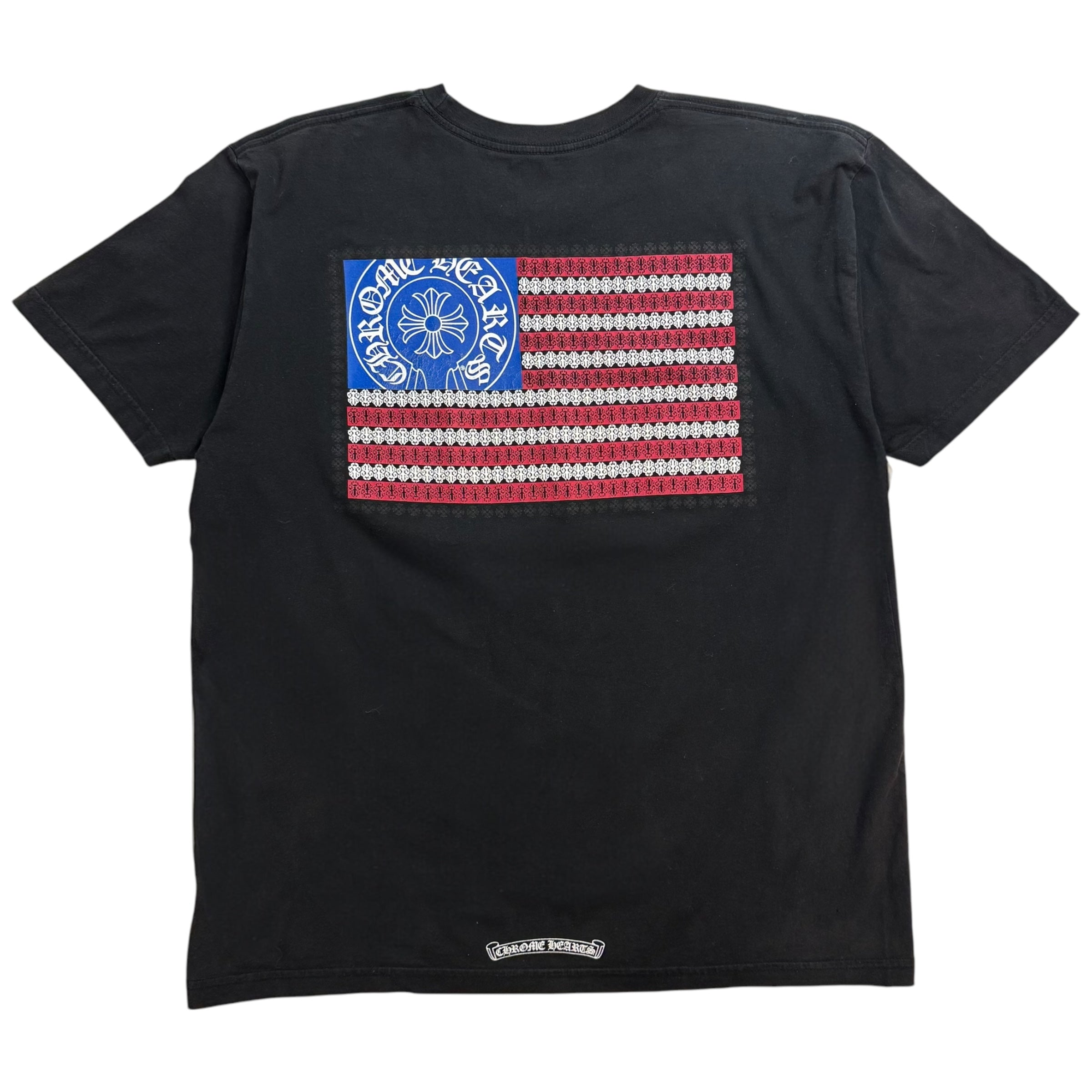 Chrome Hearts American Flag Tee Black