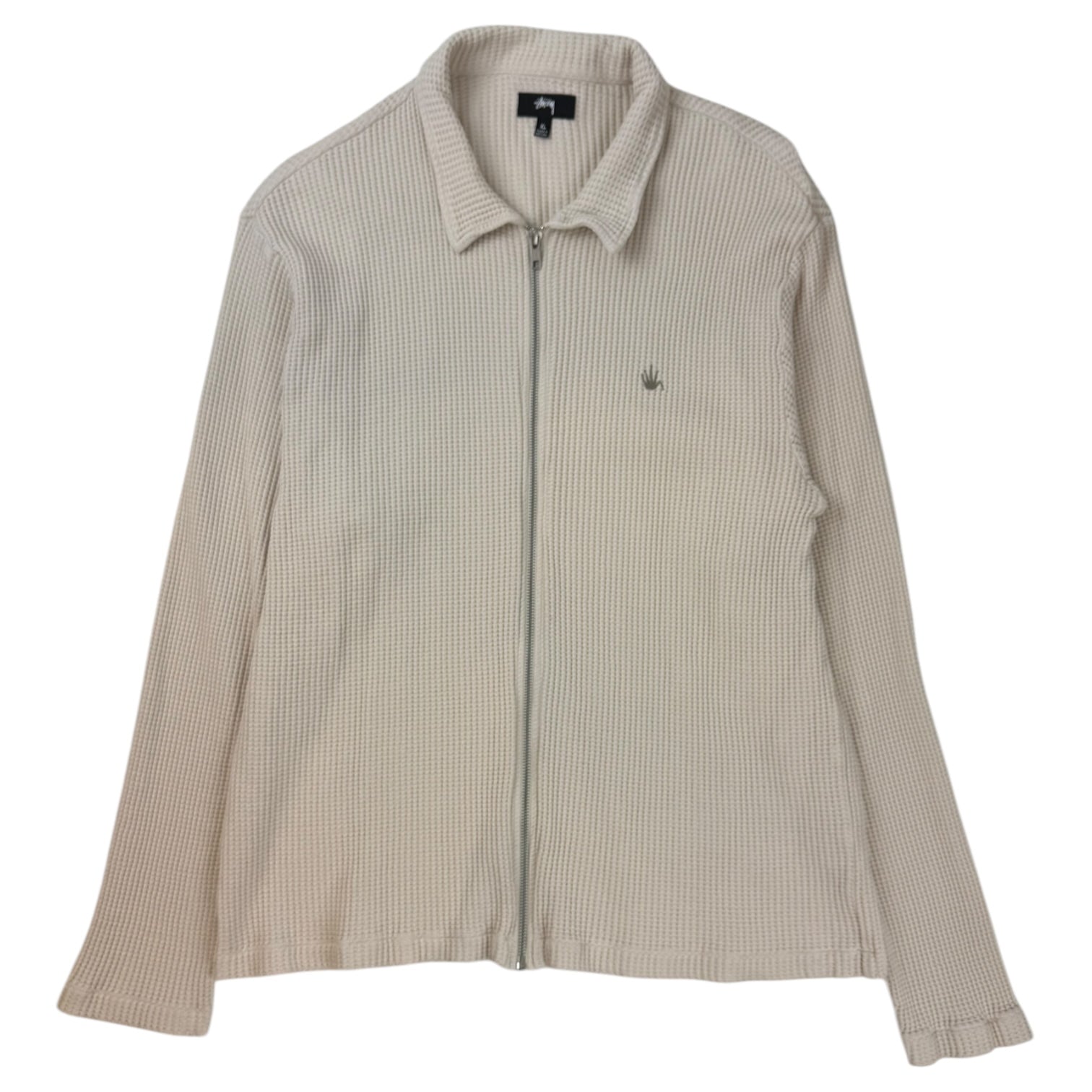 Stüssy Big Thermal Zip Shirt Natural