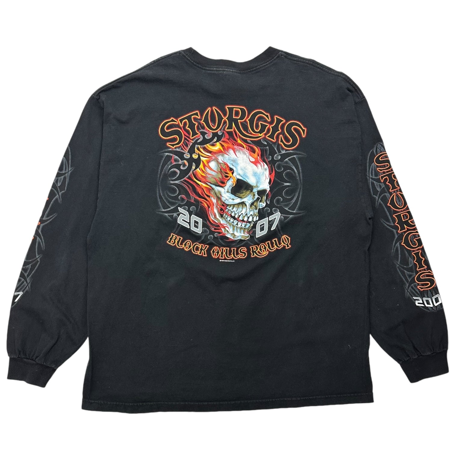 2007 Sturgis Black Hills Rally L/S Tee Black