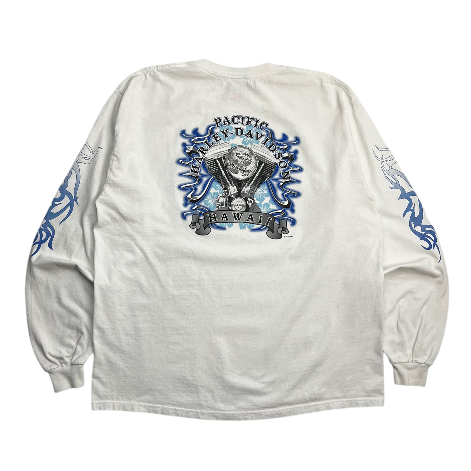 2001 Hawaii Harley Davidson Tribal Long Sleeve