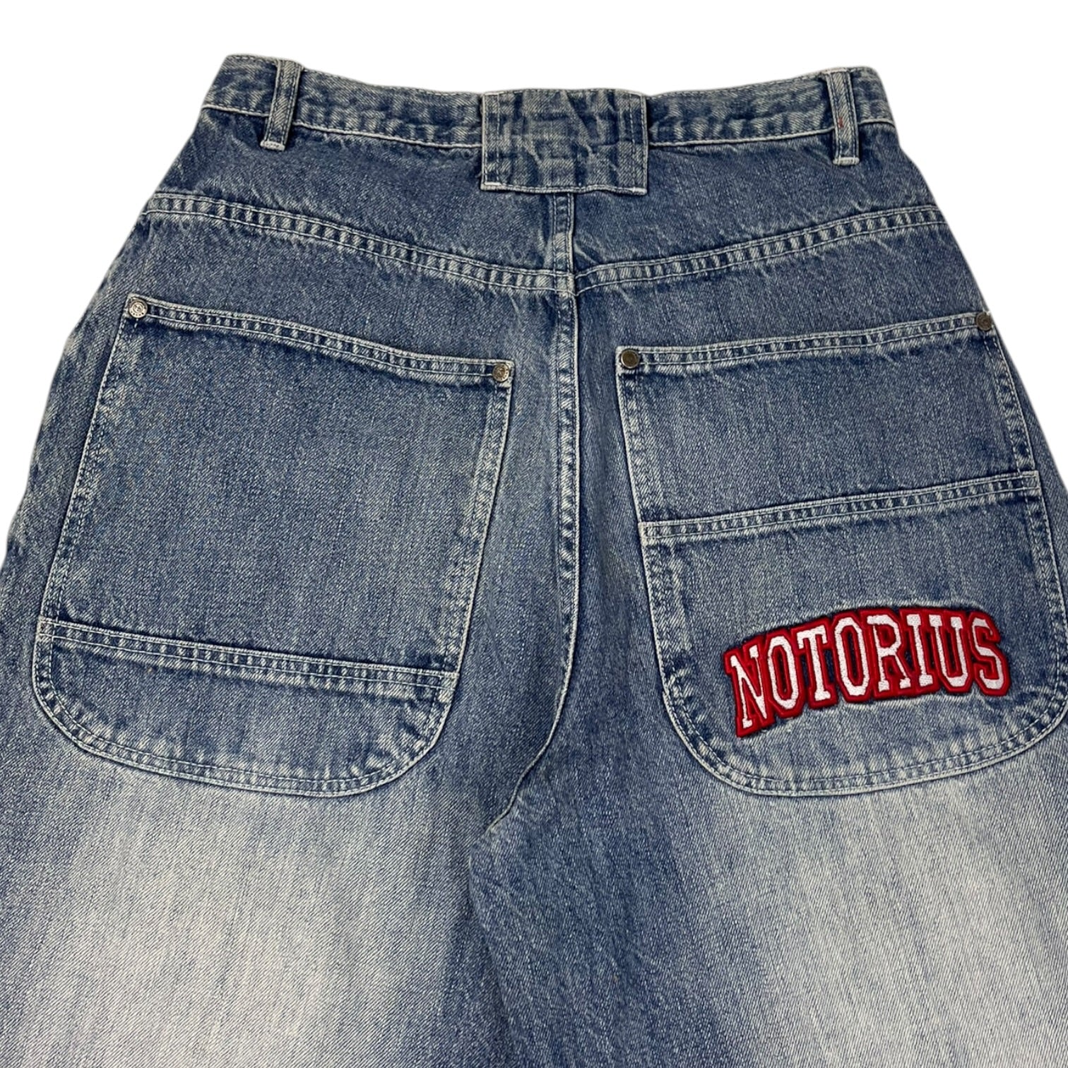 Vintage Y2K Notorius Embroidered Denim Bottoms