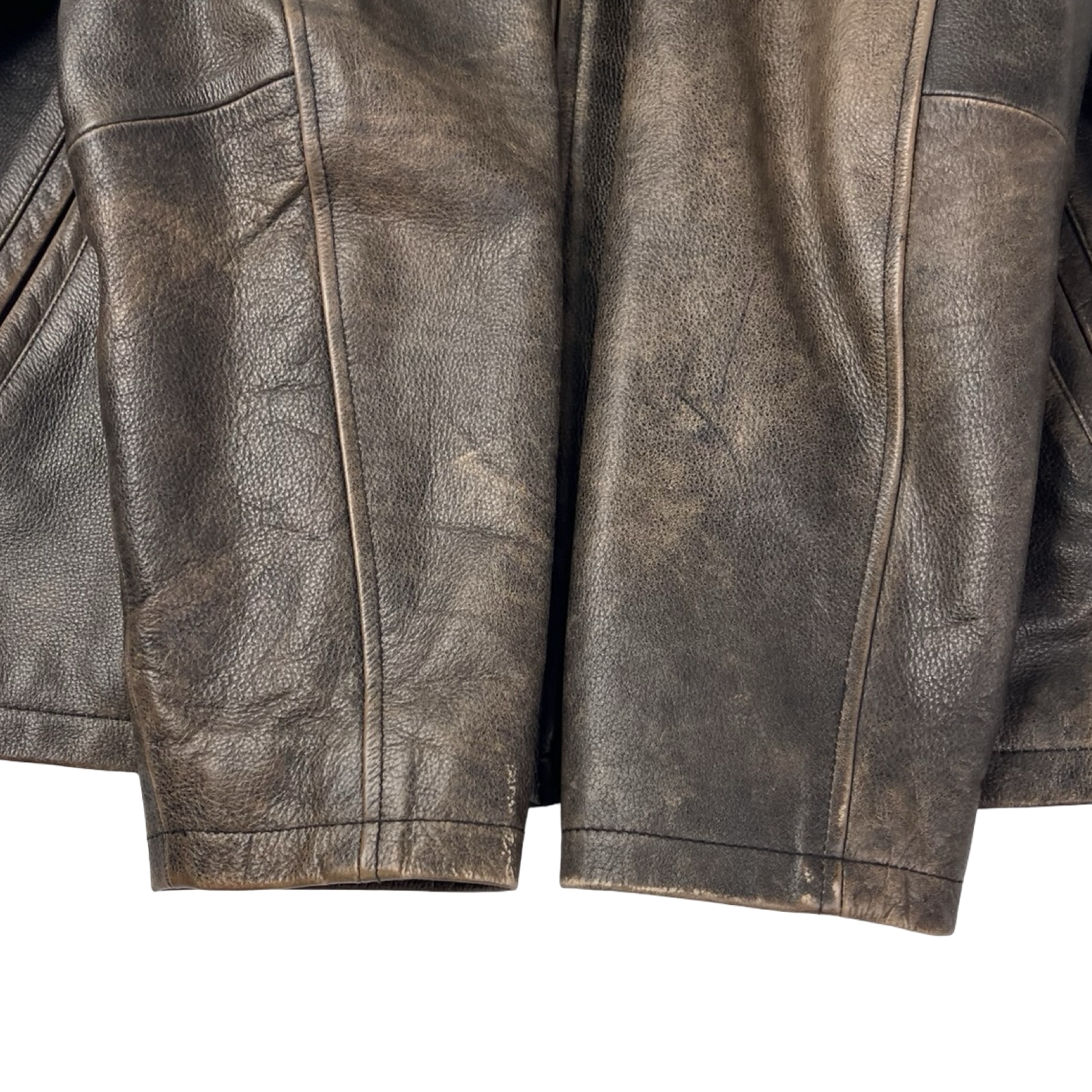 Vintage Boutique Of Leathers Harrington Jacket Patinated Nutmeg