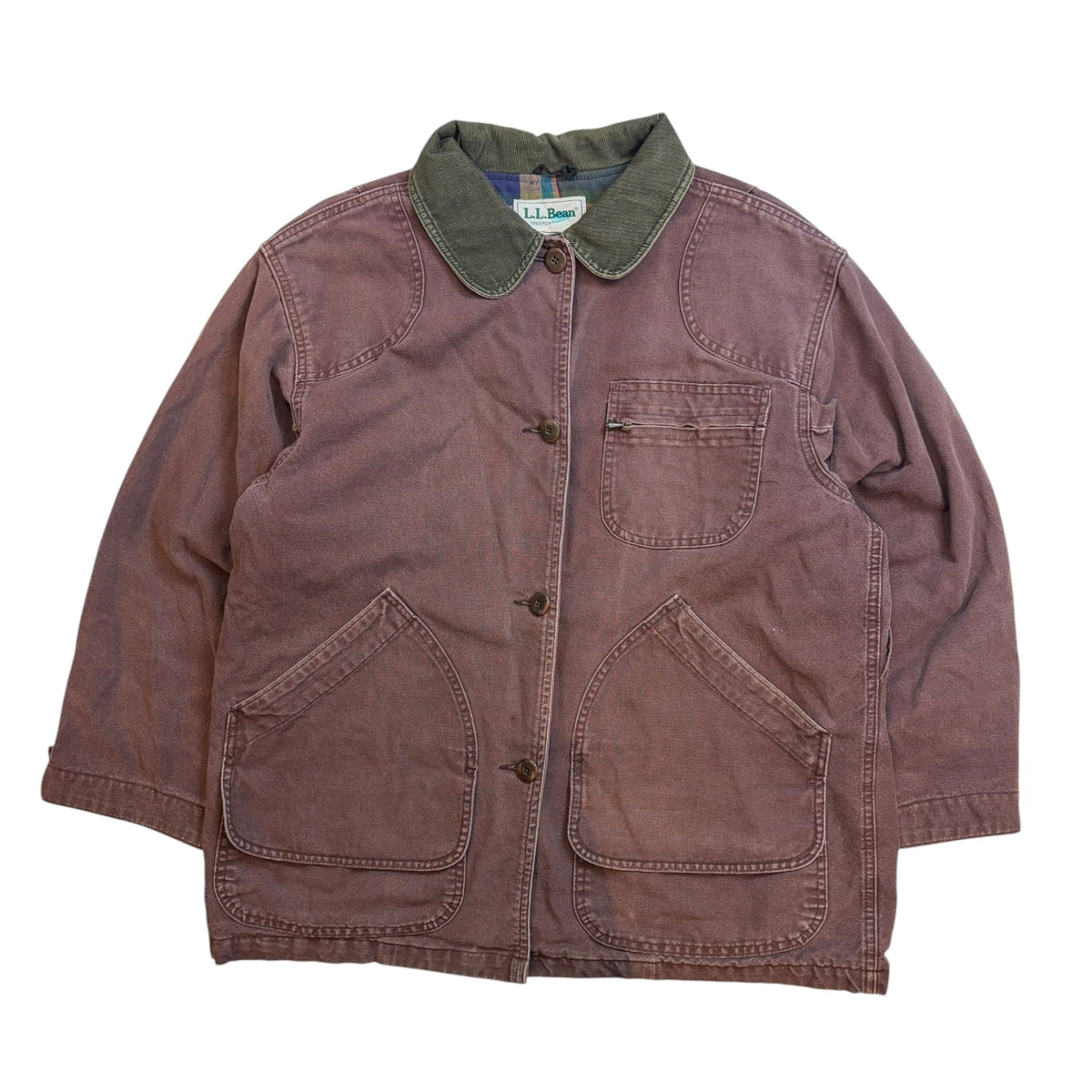 Vintage L.L Bean Canvas Barn Jacket Brown