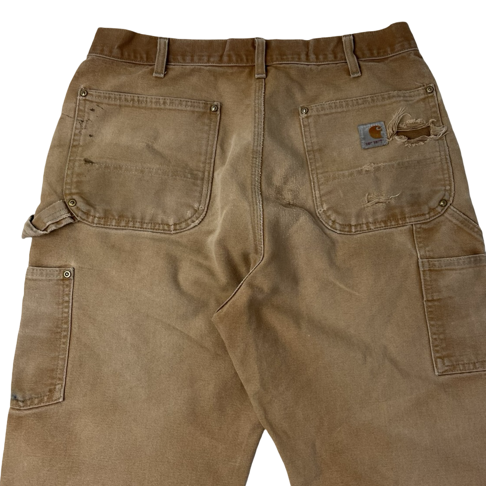 Vintage Carhartt Double Knee Carpenter Pants Beige