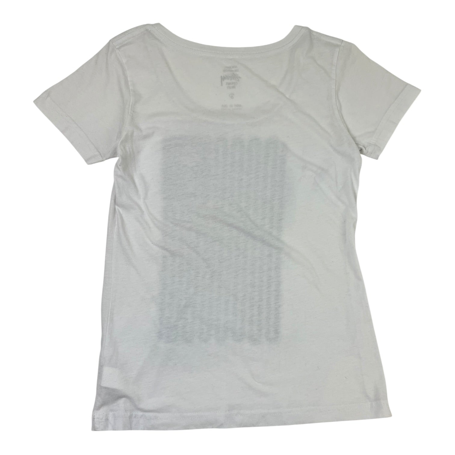 (W) Stussy Stenciled Black Flag Graphic T-Shirt