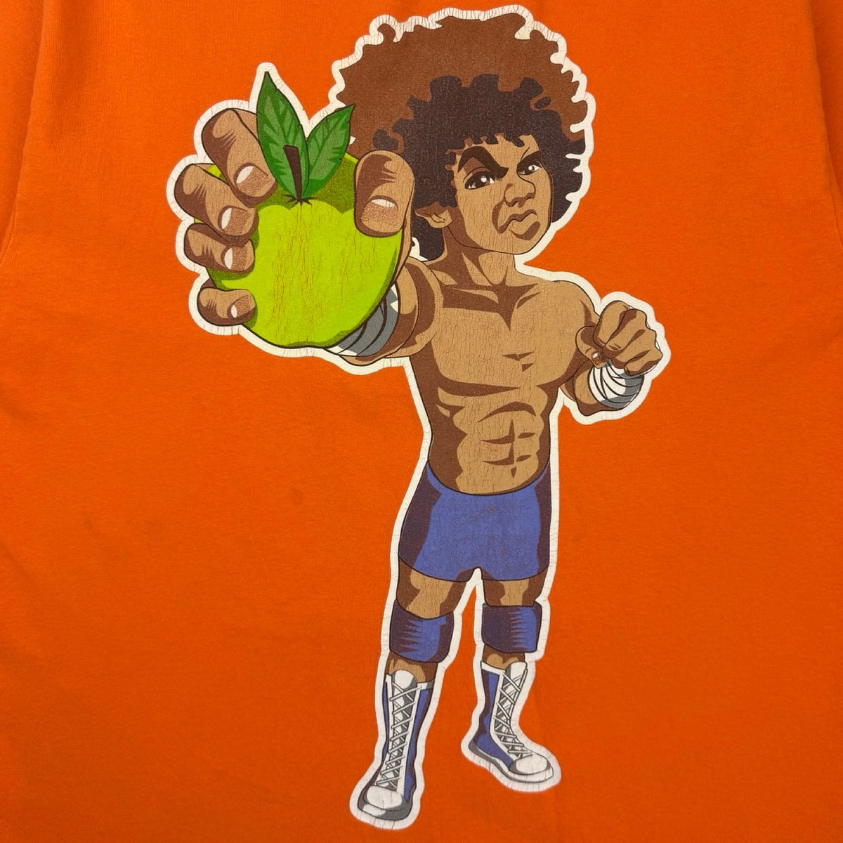 Vintage WWE Carlito Carribean Cool "Eat Spit" T-Shirt Orange