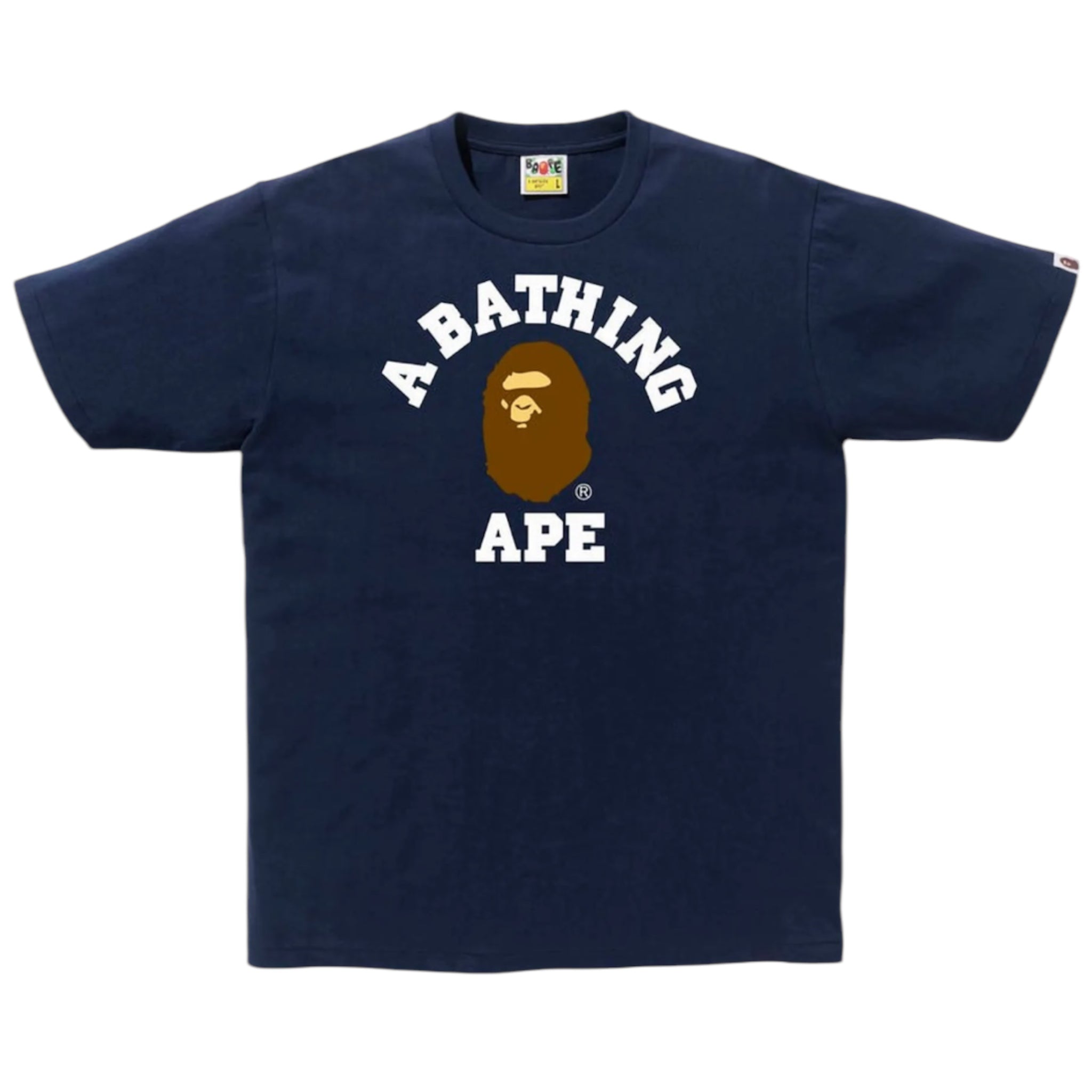 BAPE College Tee (SS22) Navy