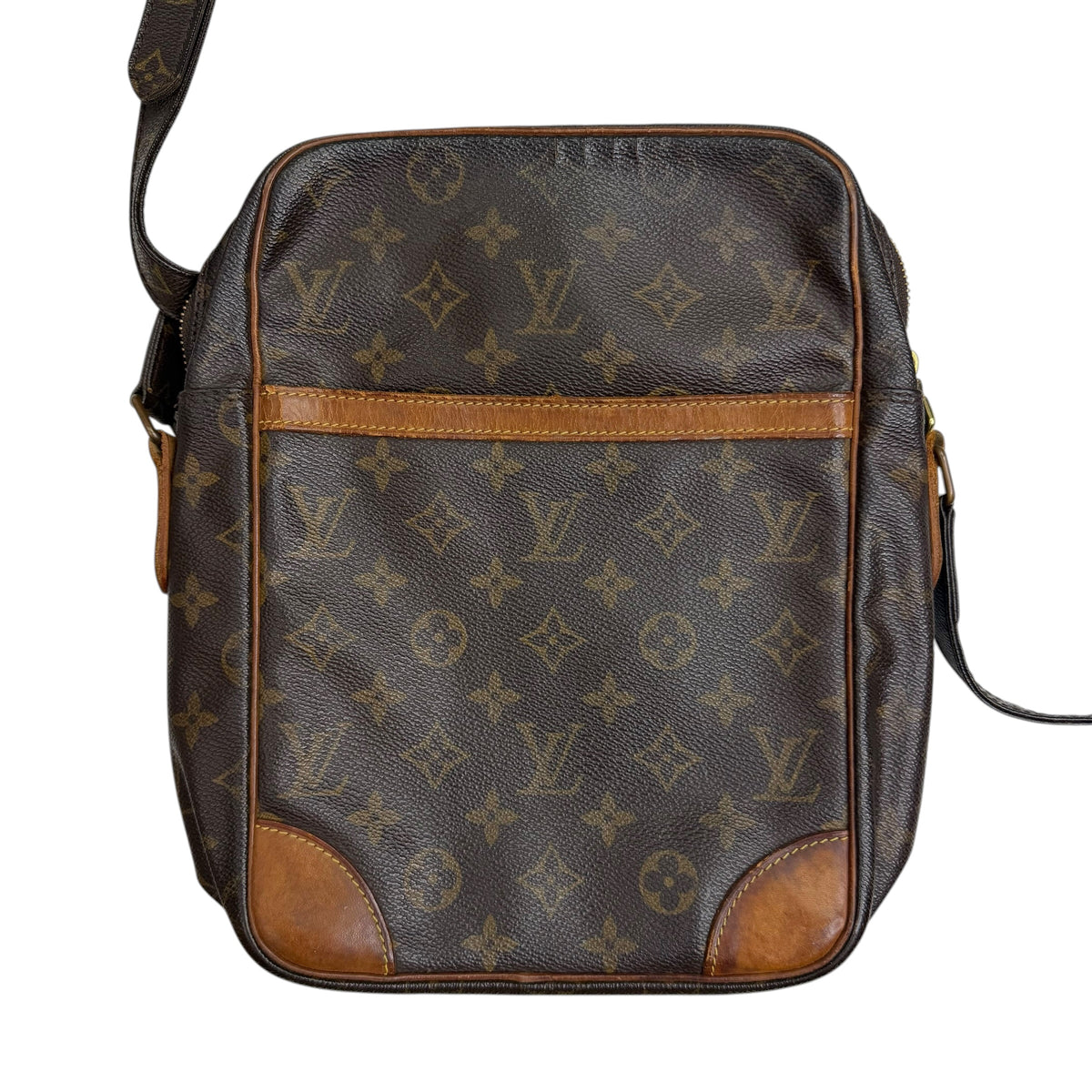 Louis Vuitton Monogram Danube Crossbody Bag Brown